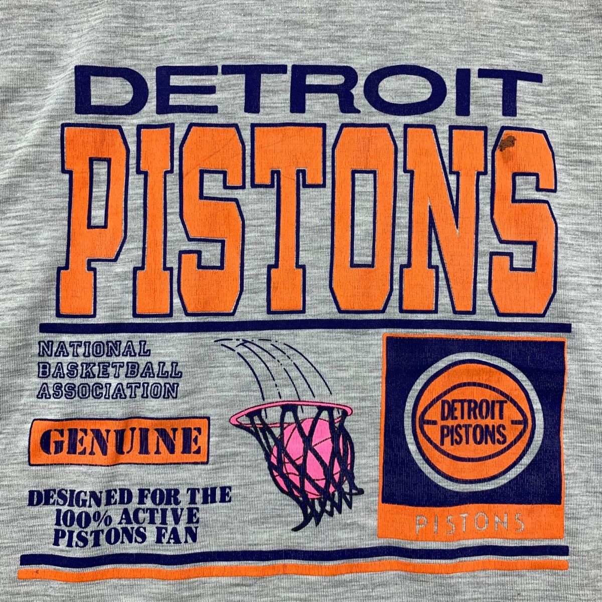 Vintage DETROIT PISTONS NBA Basketball Team Sportswear Big T-Shirt Size US M / EU 48-50 / 2 - 3 Thumbnail