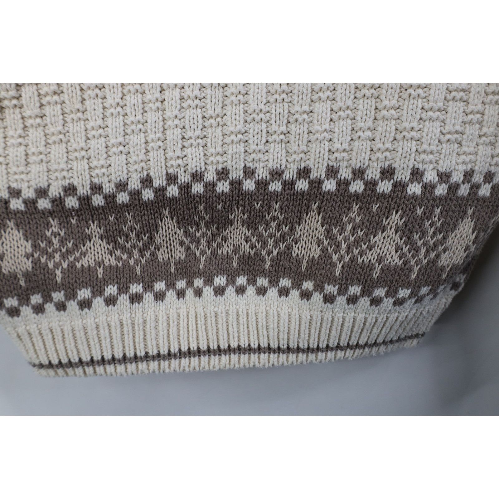 Vintage Vintage 90s Christmas Bear Chunky Marled Knit Sweater Size L / US 10 / IT 46 - 7 Thumbnail