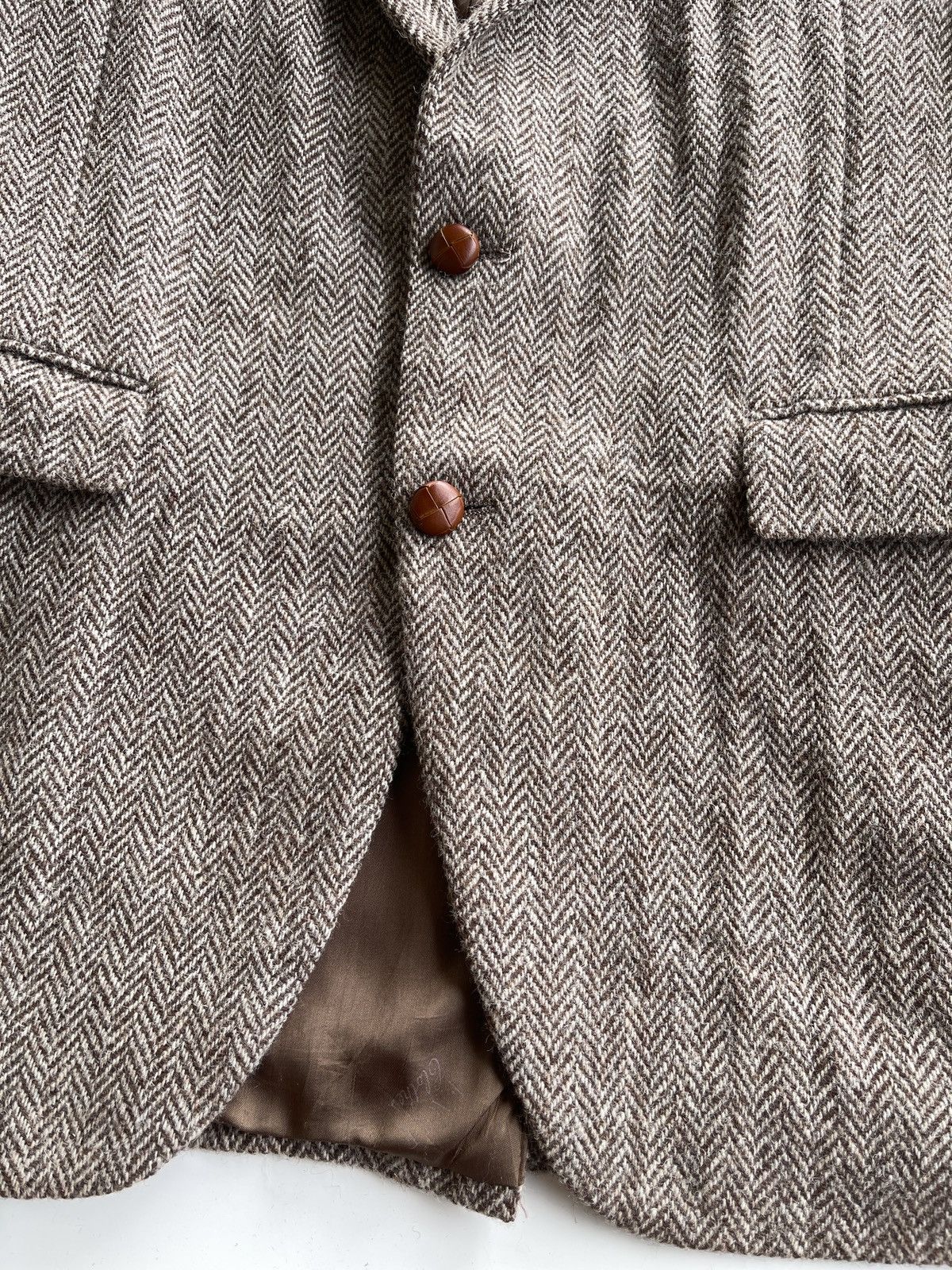 Harris Tweed 80s Handwoven Harris Tweed X Eagle Clothes Coat Size US XL / EU 56 / 4 - 5 Thumbnail