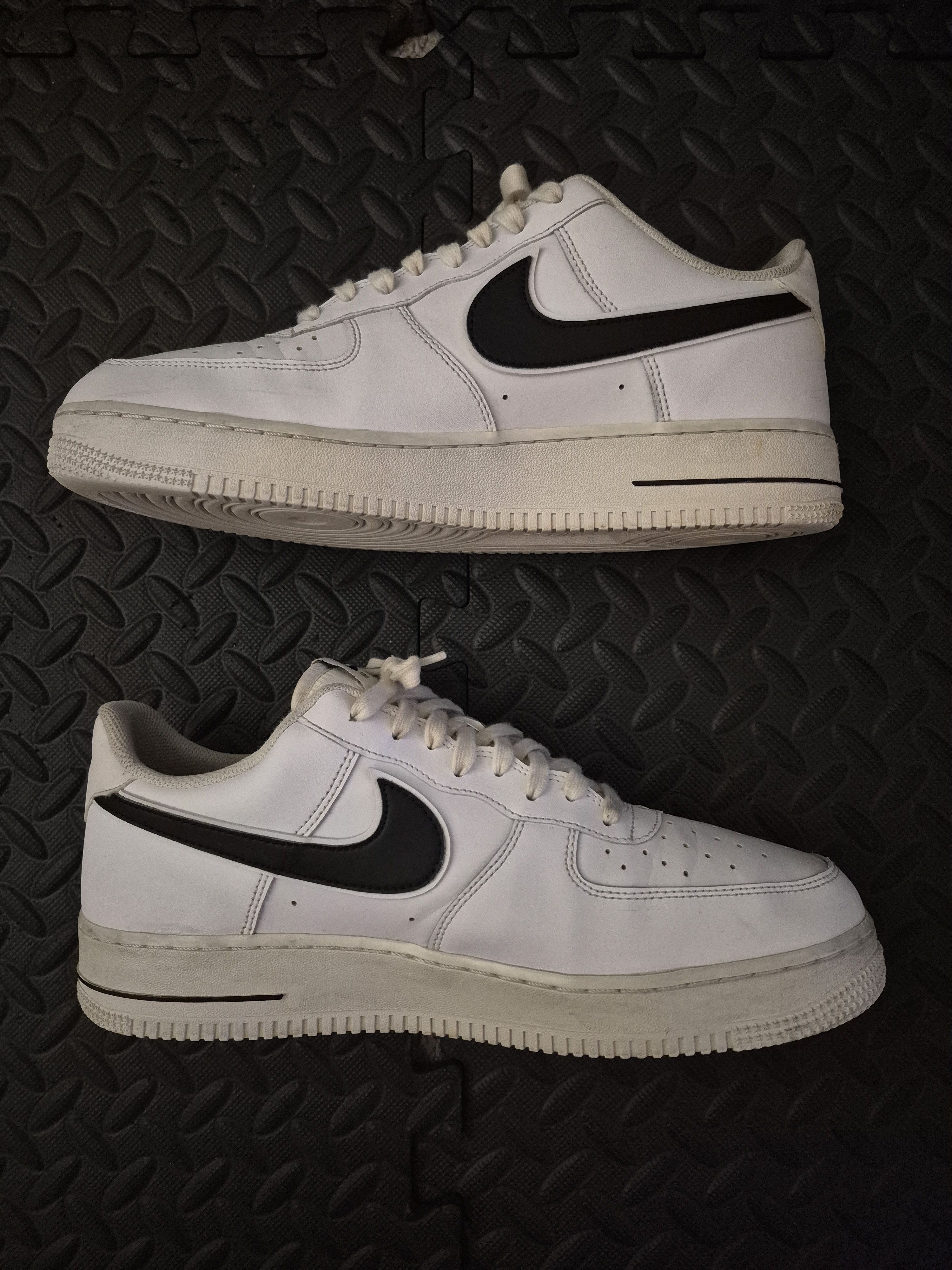 Nike Size 11.5M - Nike Air Force 1 Low WHITE BLACK 2018 Size US 11.5 / EU 44-45 - 2 Thumbnail