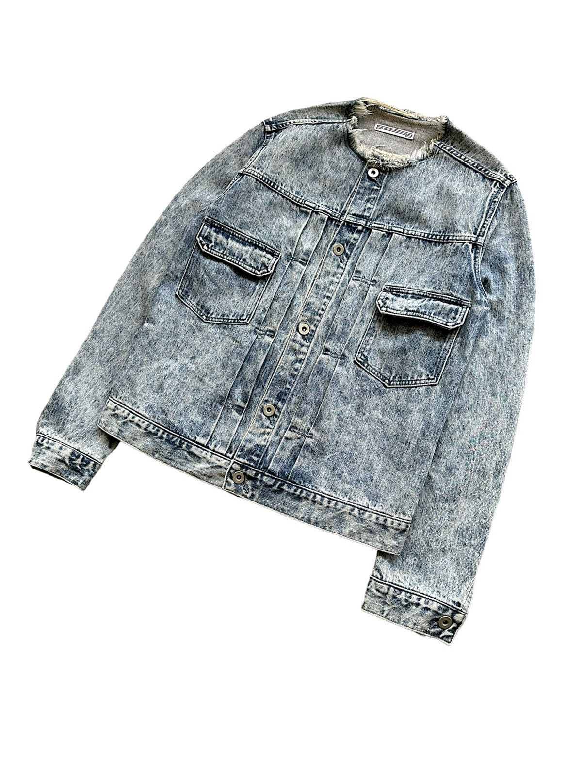 Japanese Brand 15FW - Archive AG by Experiment denim jacket Size US L / EU 52-54 / 3 - 3 Thumbnail