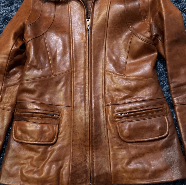 Knoles & Carter Knoles & Carter Genuine Italian Leather Jacket 90s Womens Size M / US 6-8 / IT 42-44 - 6 Thumbnail