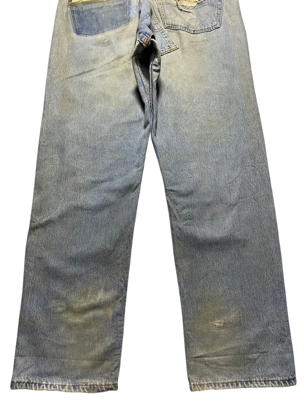 Levi's Vintage Clothing Levis 501 80’s Grunge Patches Style Distressed Jeans Size US 36 / EU 52 - 6 Thumbnail