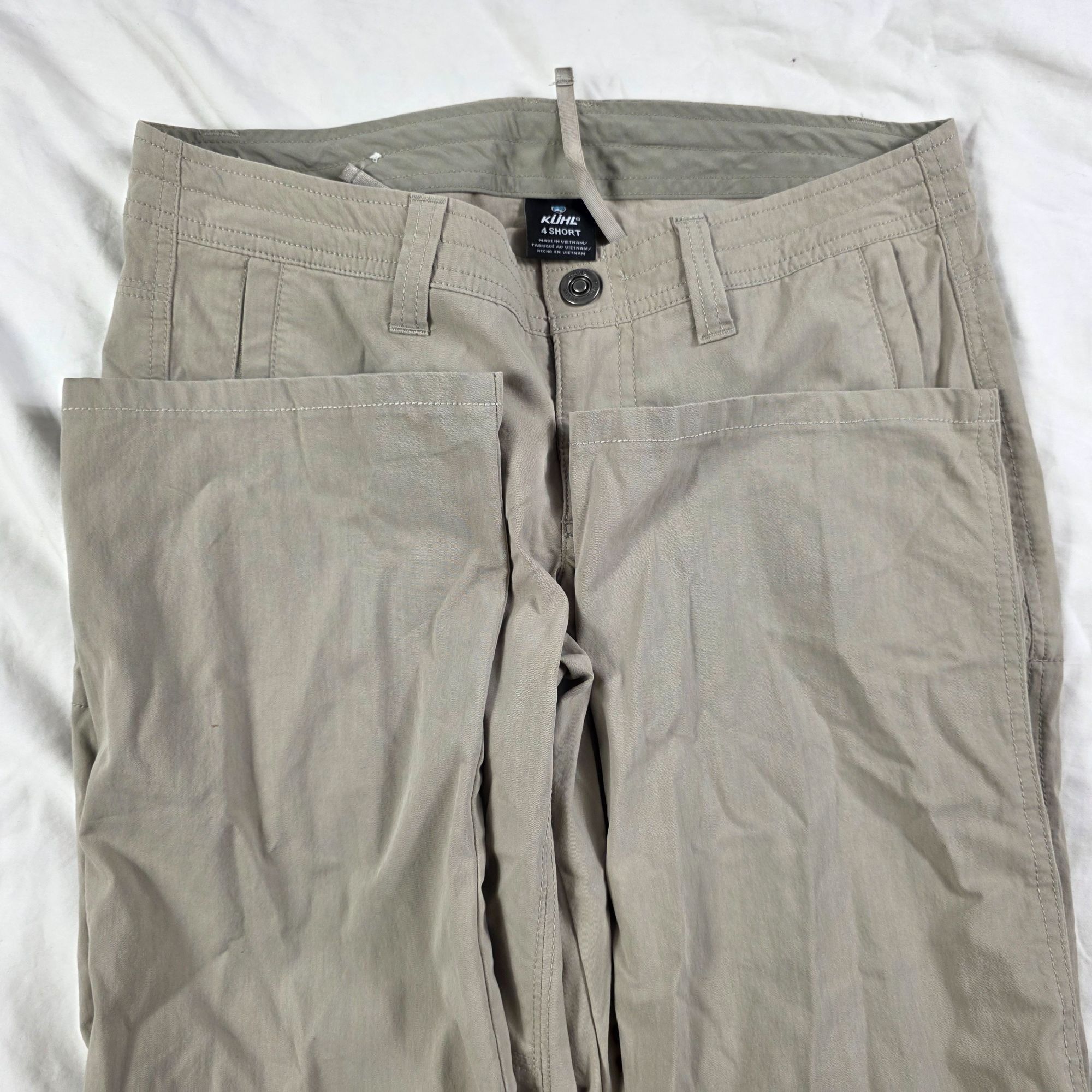 Kuhl Kuhl 4 Short Womens Size 4 Beige Outdoor Hiking Pants Lightw Size 27" / US 4 / IT 40 - 3 Thumbnail