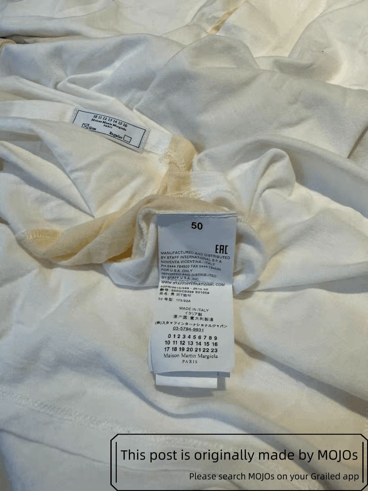 Sz 50 Maison Margiela Line 14 Joint Patches Tee