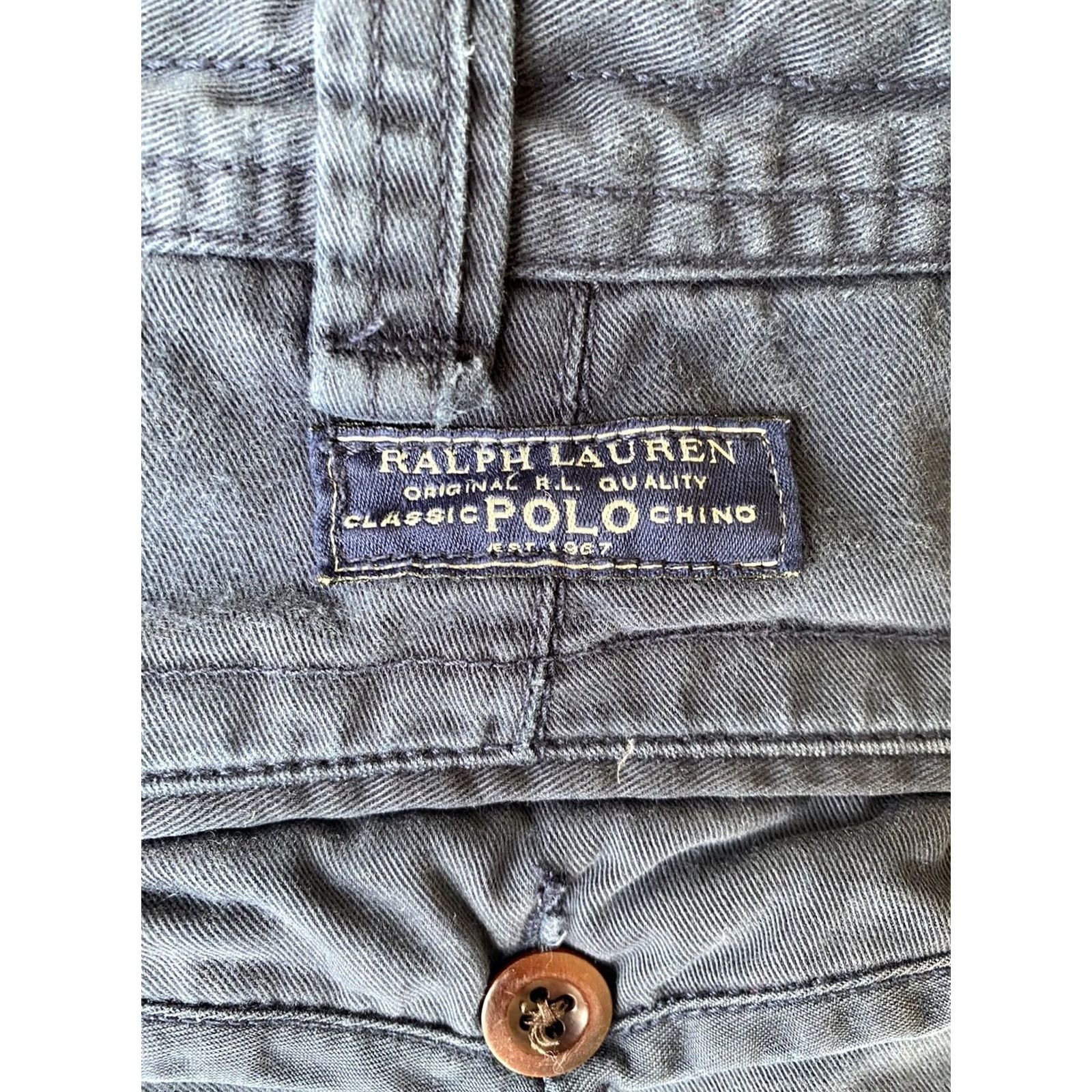 Polo Ralph Lauren VINTAGE Polo Ralph Lauren Men’s Navy Cargo Shorts 36 Size US M / EU 48-50 / 2 - 5 Thumbnail