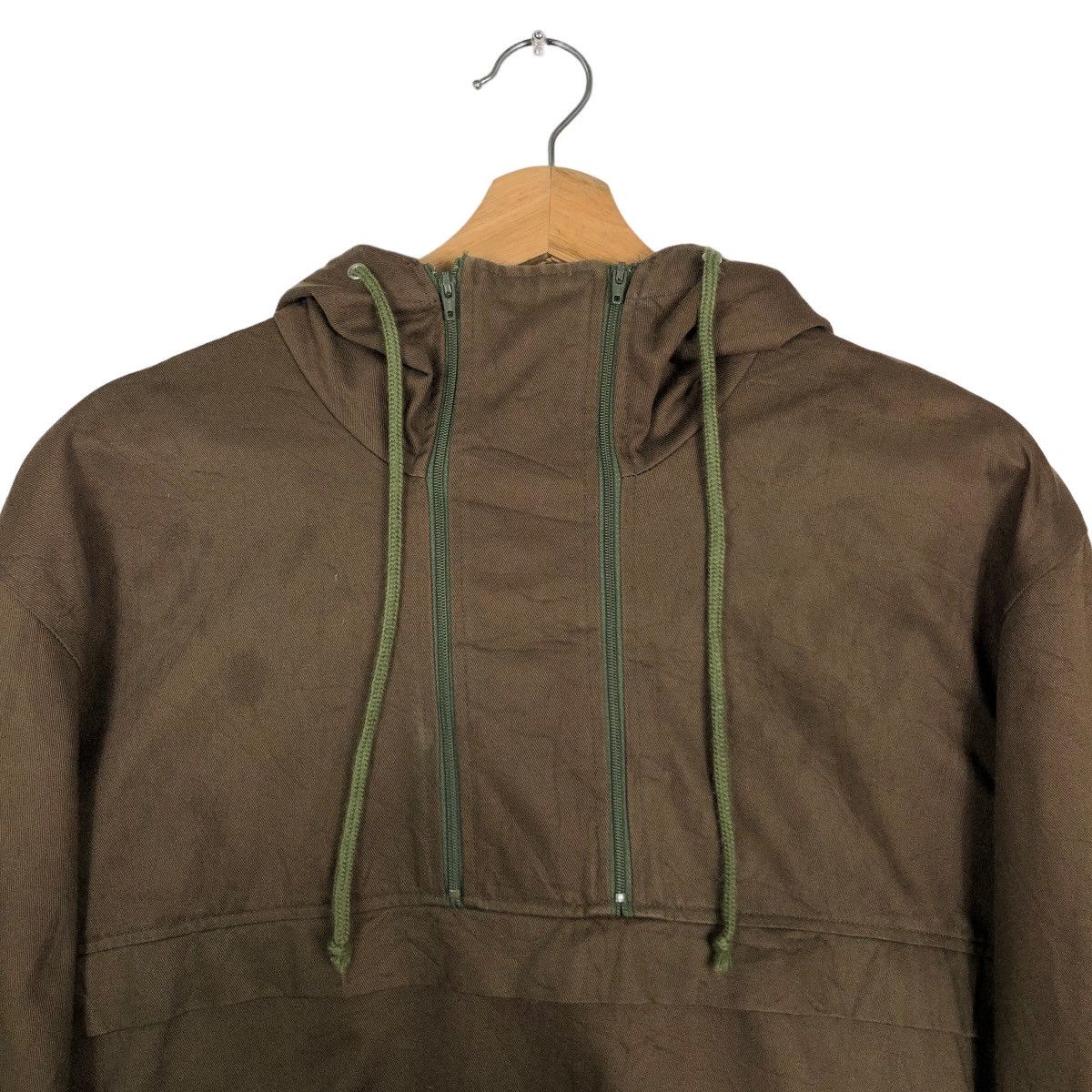 Japanese Brand 🔥Vintage Nearly Equal Hoodie Pull Over Military Amry Style Size US M / EU 48-50 / 2 - 10 Thumbnail