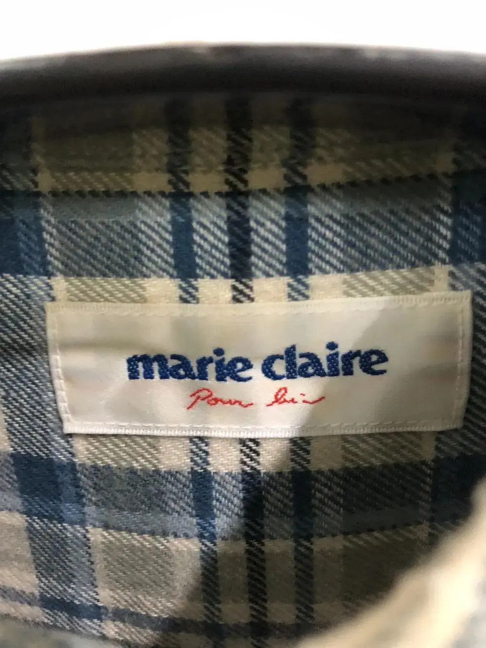 Flannel × Vintage Vintage Marie Claire Plaid Tartan Flannel Shirt 👕 Size US M / EU 48-50 / 2 - 3 Thumbnail