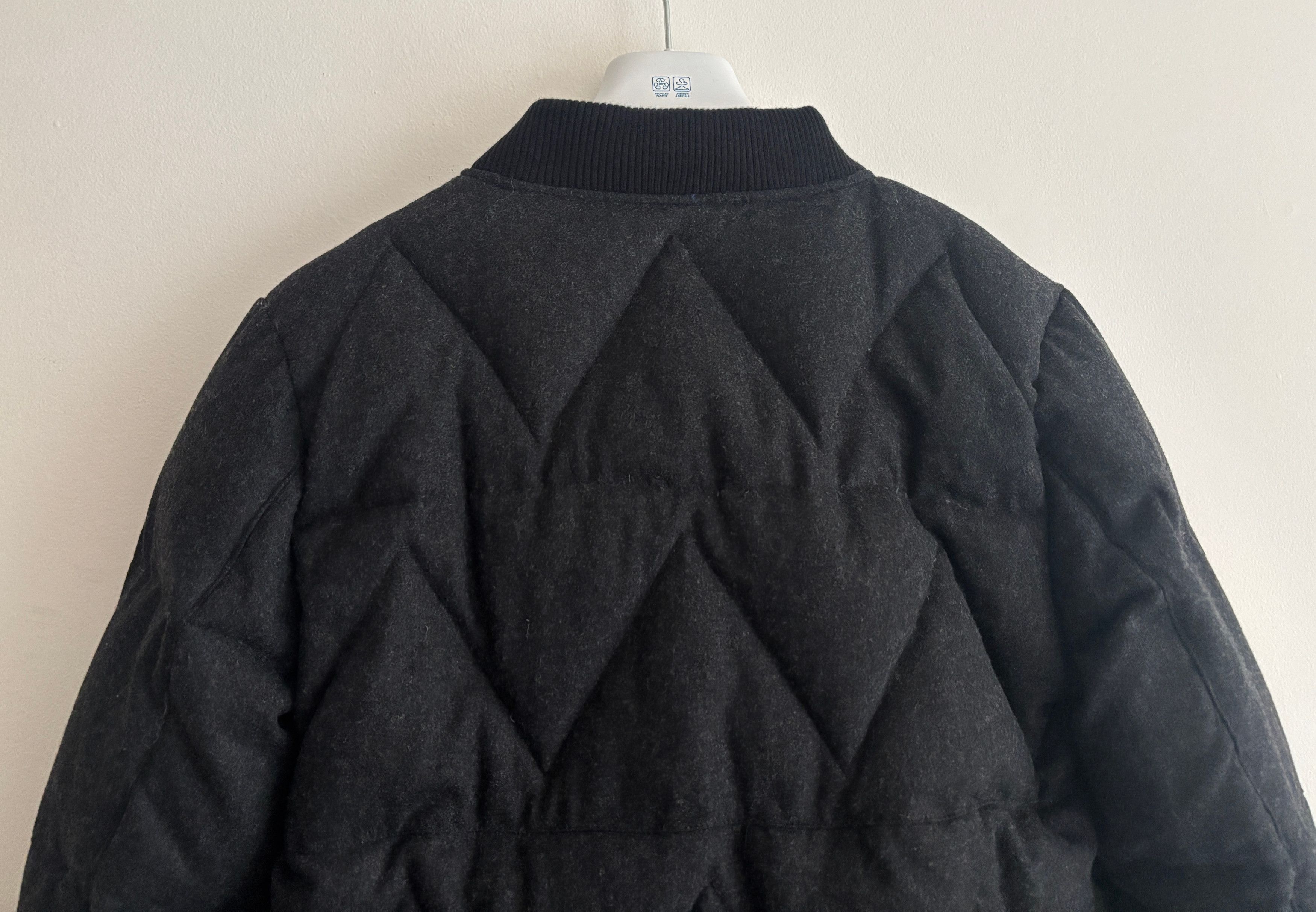 Dolce & Gabbana Bird, Dog Patch Wool Down Bomber Jacket - 48 S- M Size US M / EU 48-50 / 2 - 6 Thumbnail