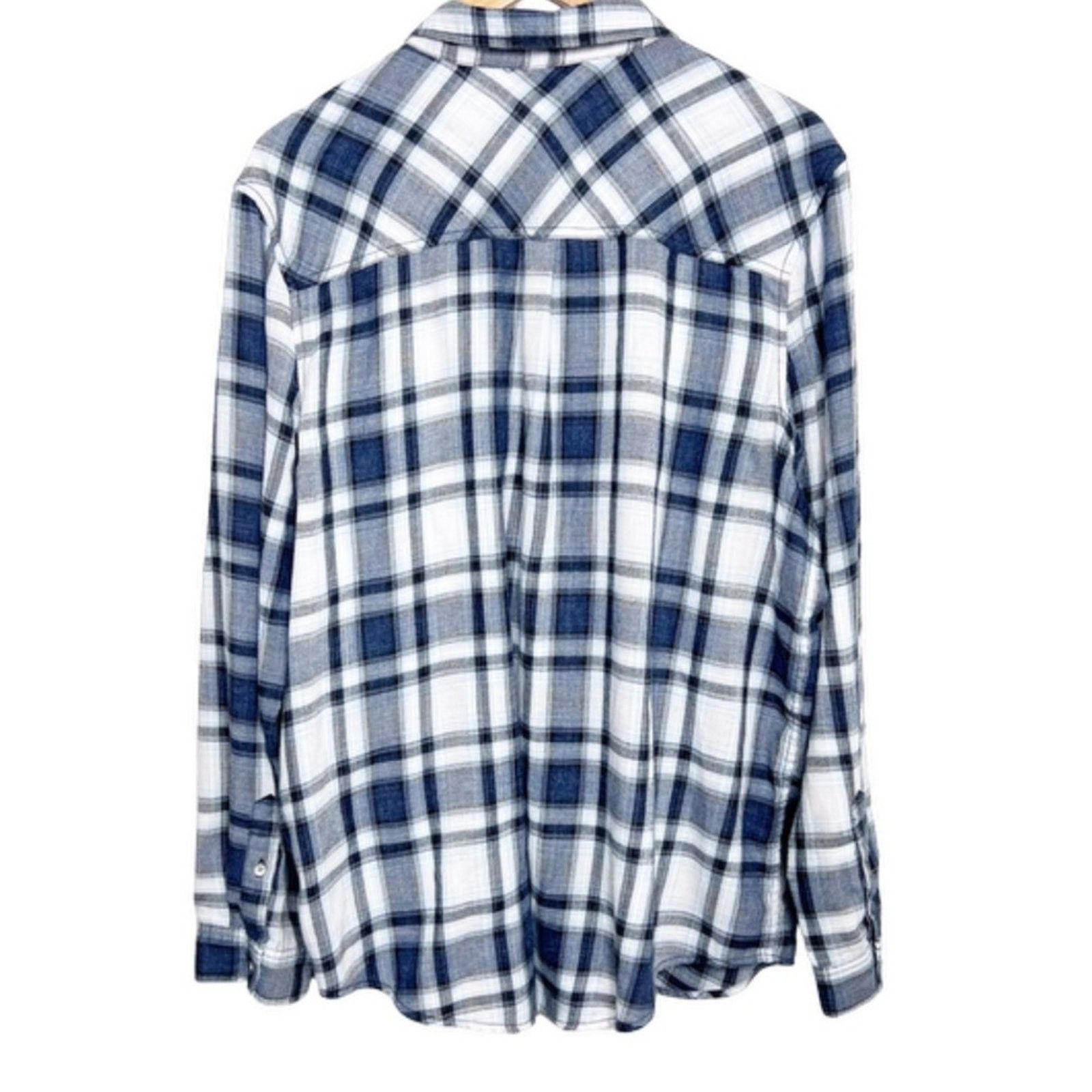 Calvin Klein Calvin Klein Plaid Long Sleeve Button Down Classic Flannel Size XXL / US 16-18 / IT 52-54 - 12 Thumbnail
