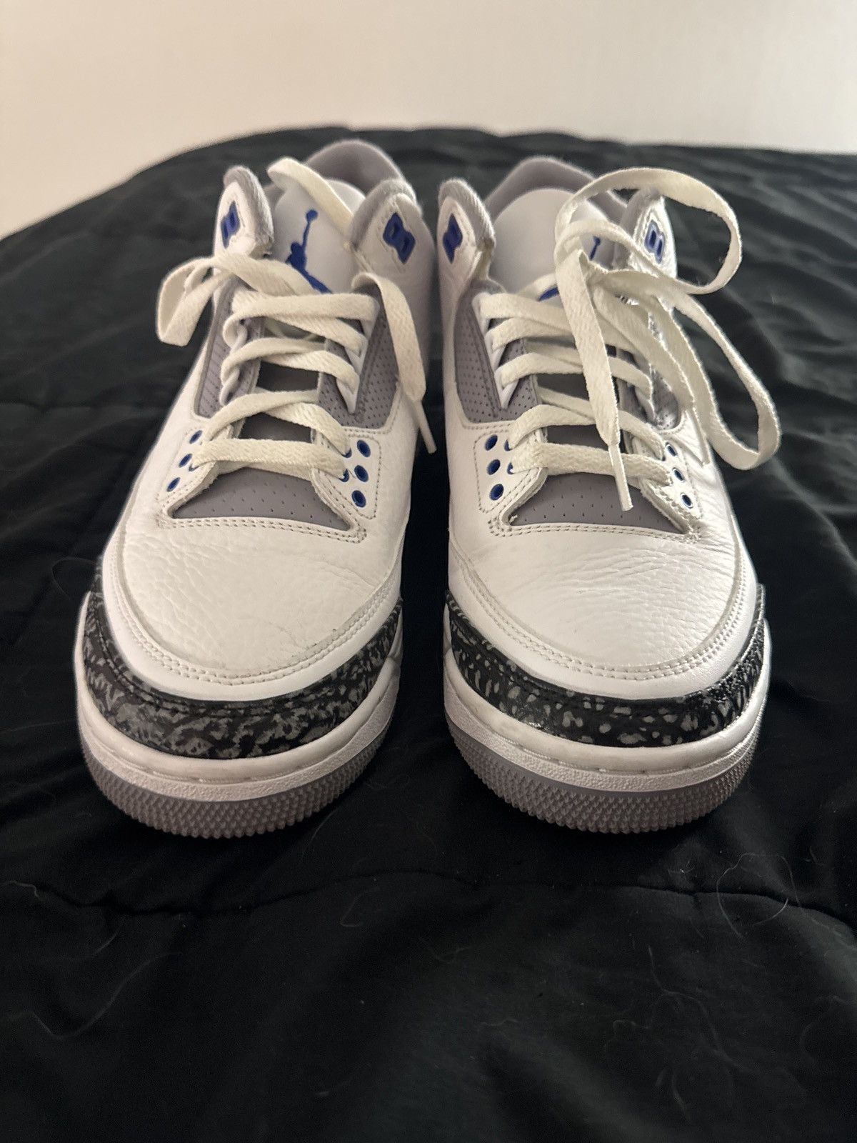 Nike Air Jordan 3 Retro Racer Blue Size US 8.5 / EU 41-42 - 3 Thumbnail