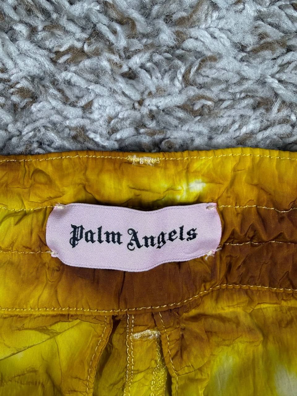 Palm Angels Palm Angels Tie-Dye Shell Cargo Pants Yellow Size US 30 / EU 46 - 10 Thumbnail