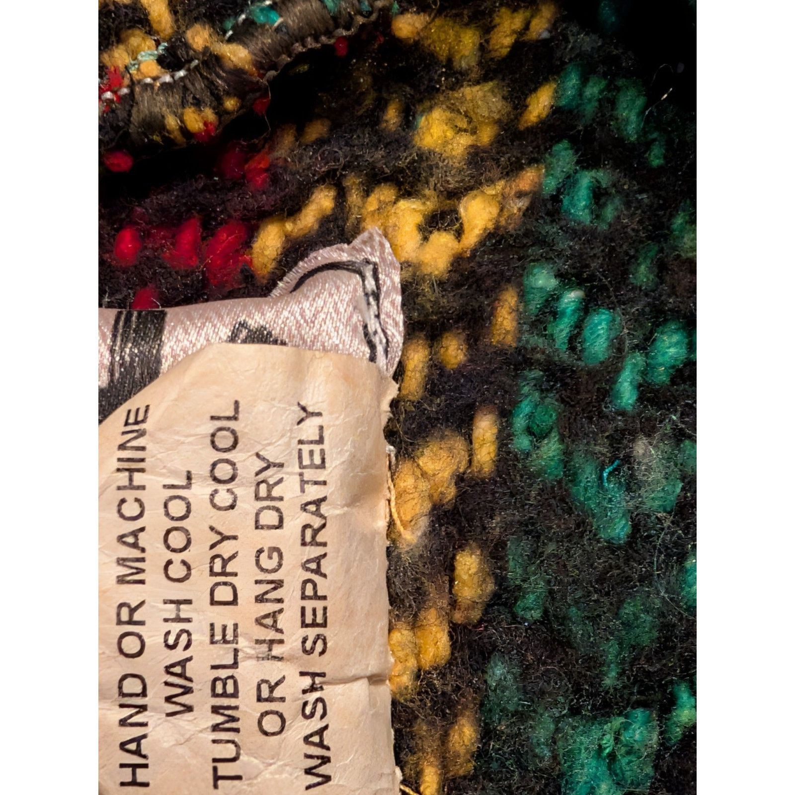 Baja Joe VTG Baja Joe Multi Color Striped Mexican Poncho Hoodie Small Size US S / EU 44-46 / 1 - 7 Thumbnail