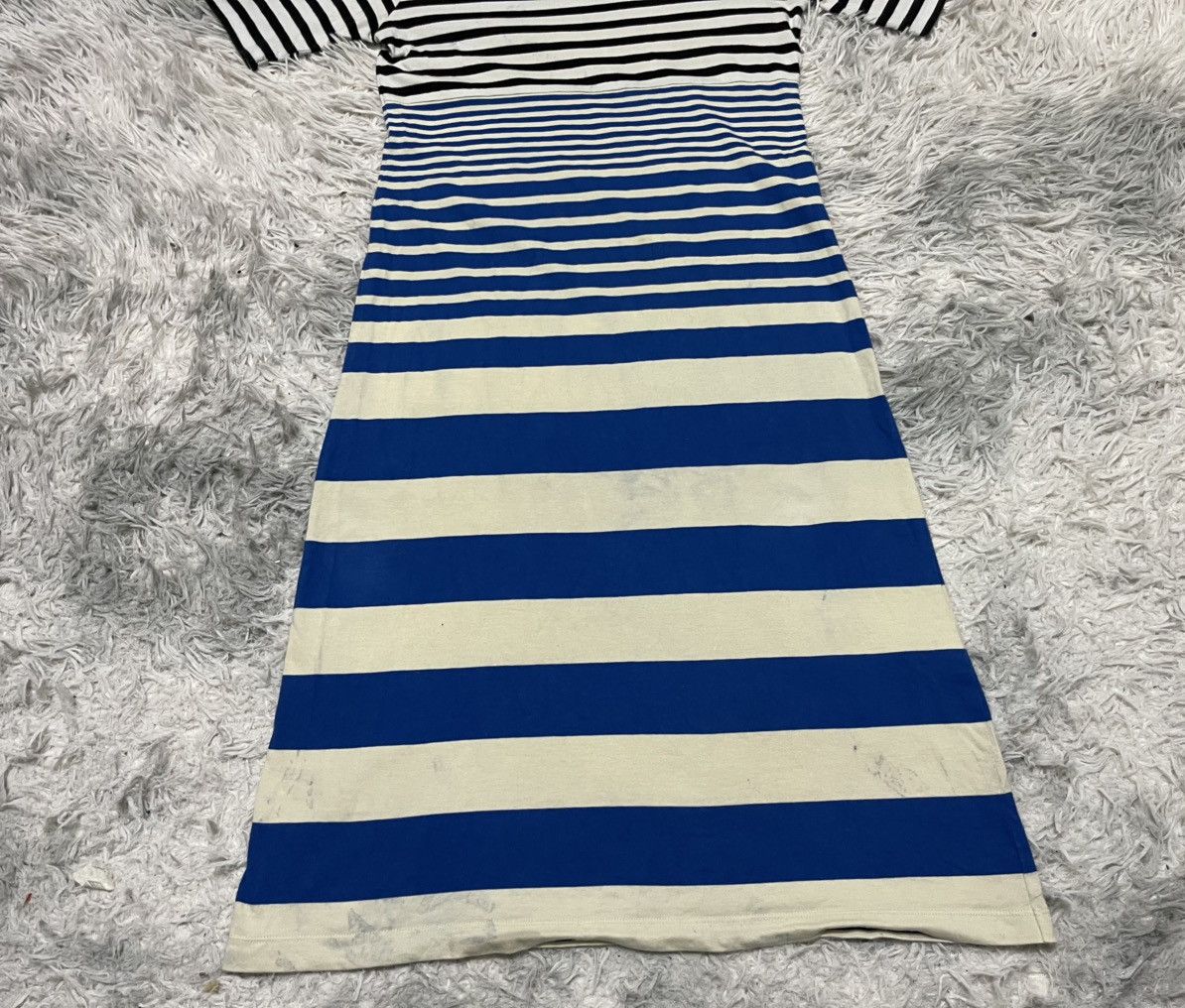Japanese Brand × Marni × Uniqlo UNIQLO X MARNI STRIPES SHORT SLEEVE DRESS Size S / US 4 / IT 40 - 3 Thumbnail