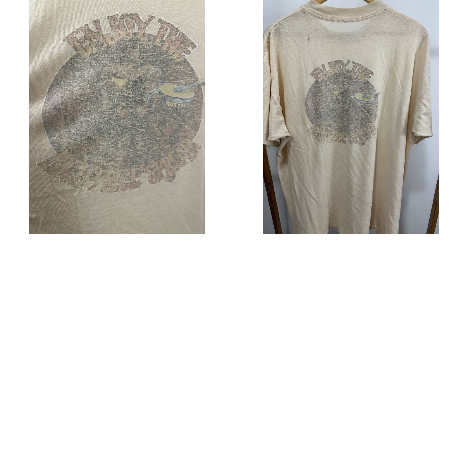 Vintage VTG Butter Thin Worn Boxy Flowy Pocket T-Shirt 2XL Peach Womens/Mens T-Shirt 2XL Distressed Burnout Worn Boxy Pocket Short Sleeve Shirt Size US XXL / EU 58 / 5 - 8 Thumbnail