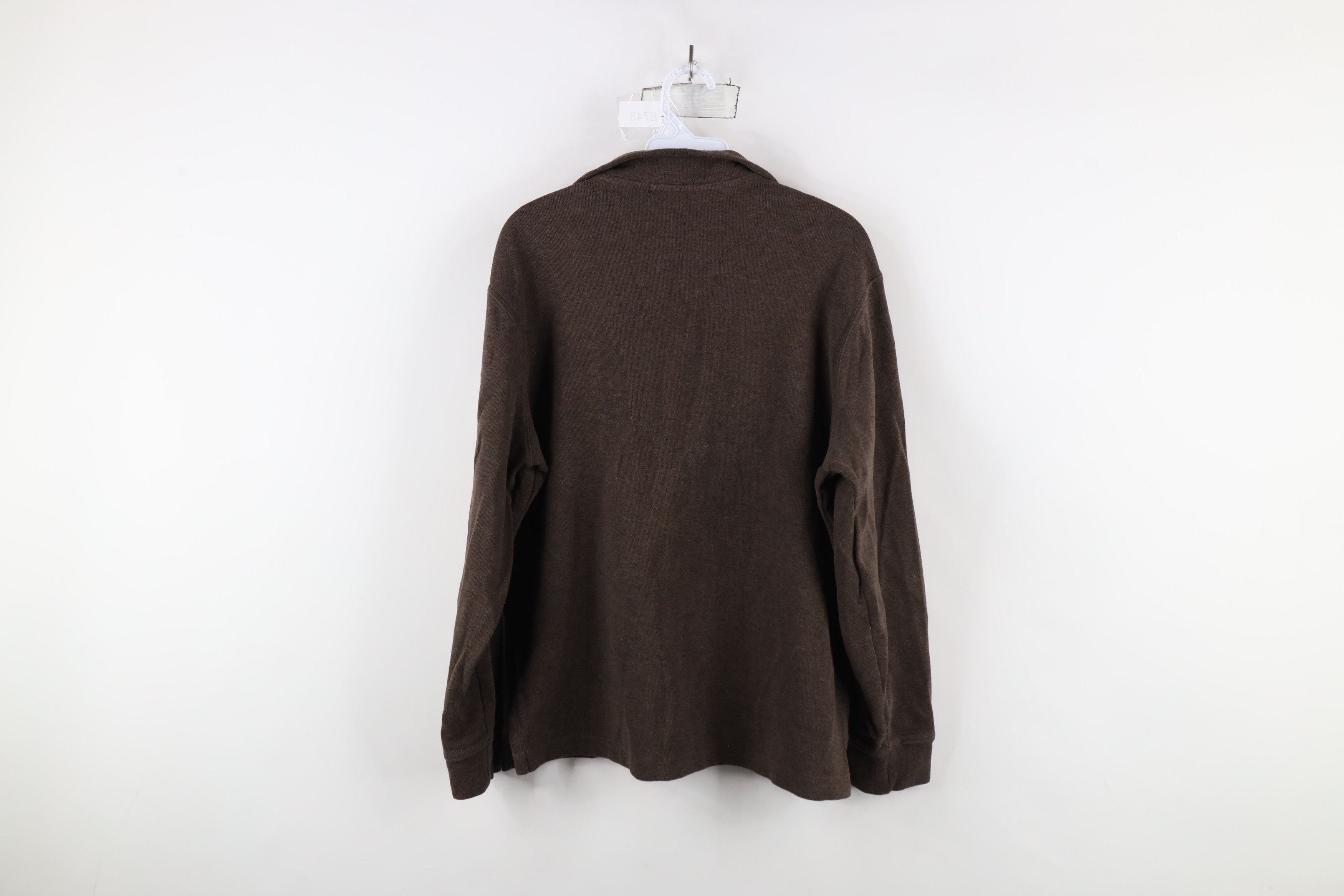 Ralph Lauren × Vintage Vintage Ralph Lauren Estate Rib Ribbed Knit Half Zip Sweater Size US M / EU 48-50 / 2 - 9 Thumbnail