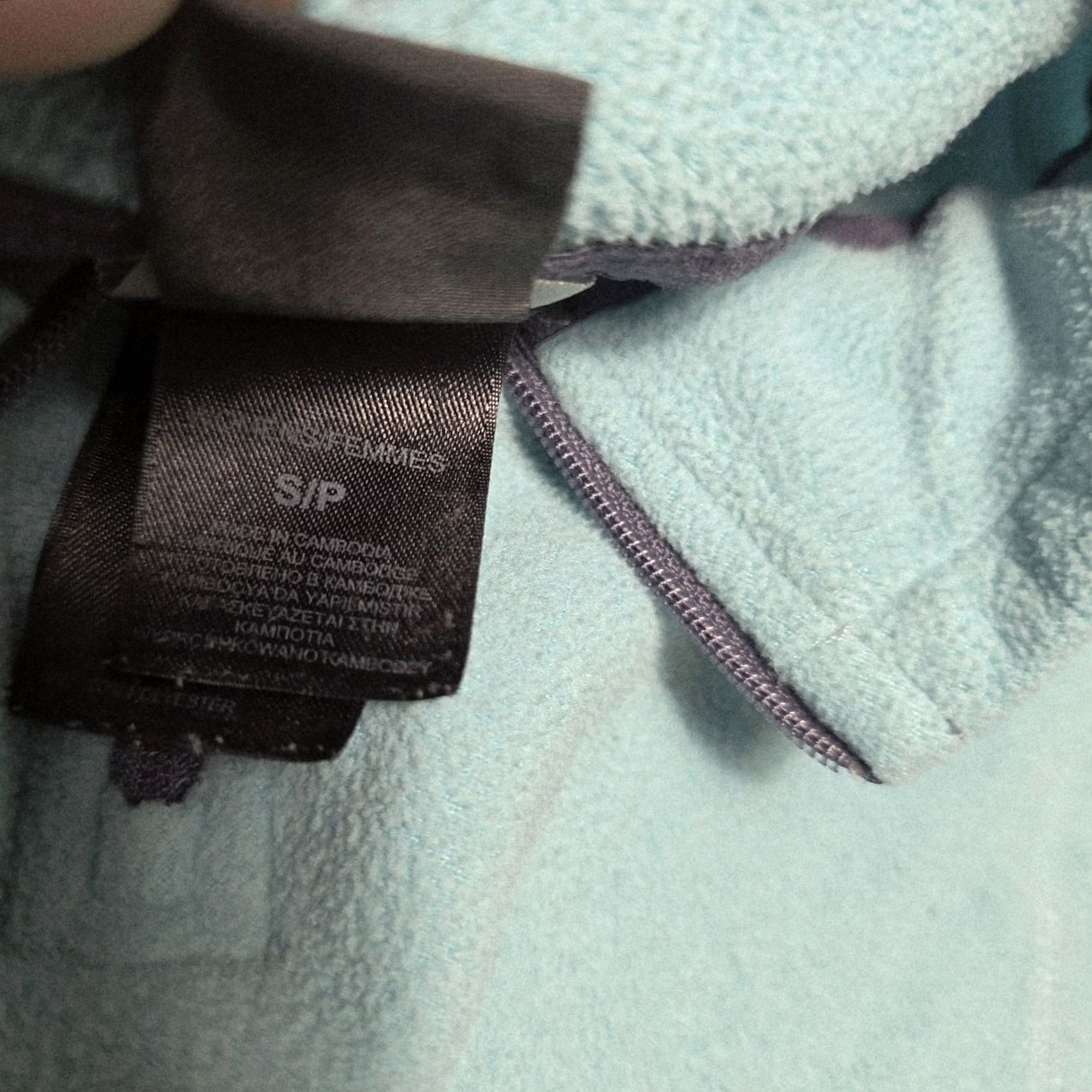 The North Face VINTAGE? (No) -- North Face Pullover Women S Teal Blue Fleece Quarter Zip Sweater Shirt Men? Size S / US 4 / IT 40 - 7 Thumbnail