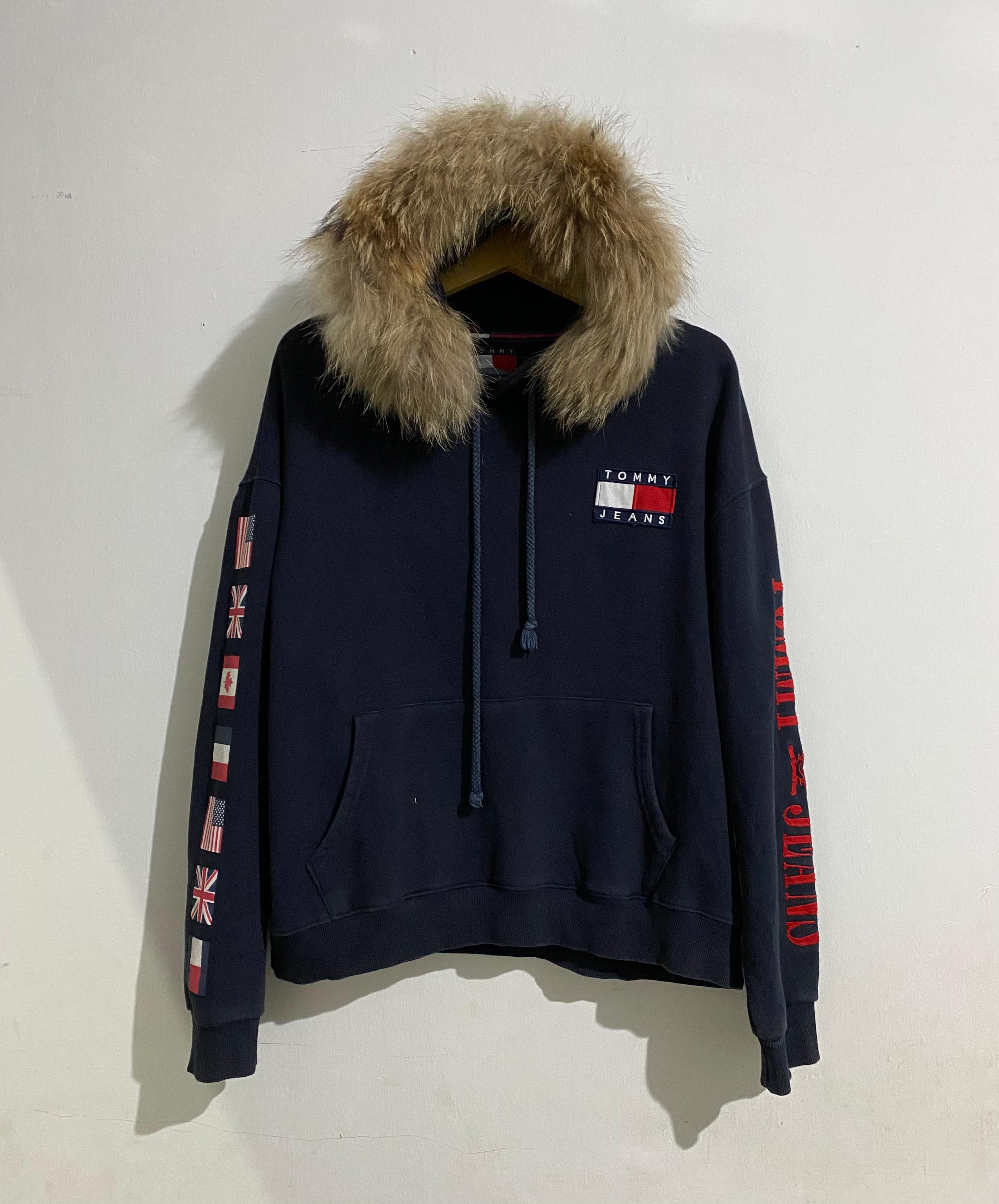 Vintage Tommy hilfiger flag hoodie