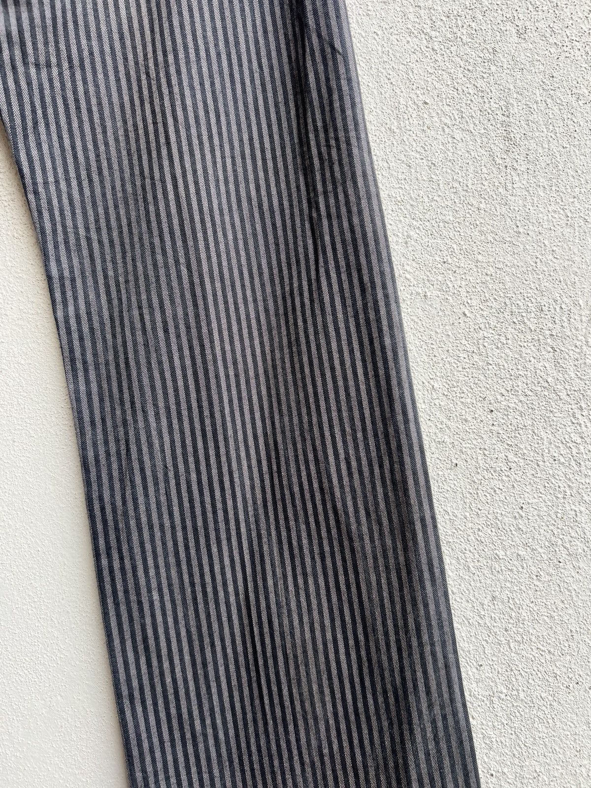 Vintage NO CONCEPT BUT GOOD SENSE Japan Sun Fade Stripe Trouser Pant Size US 30 / EU 46 - 19 Thumbnail