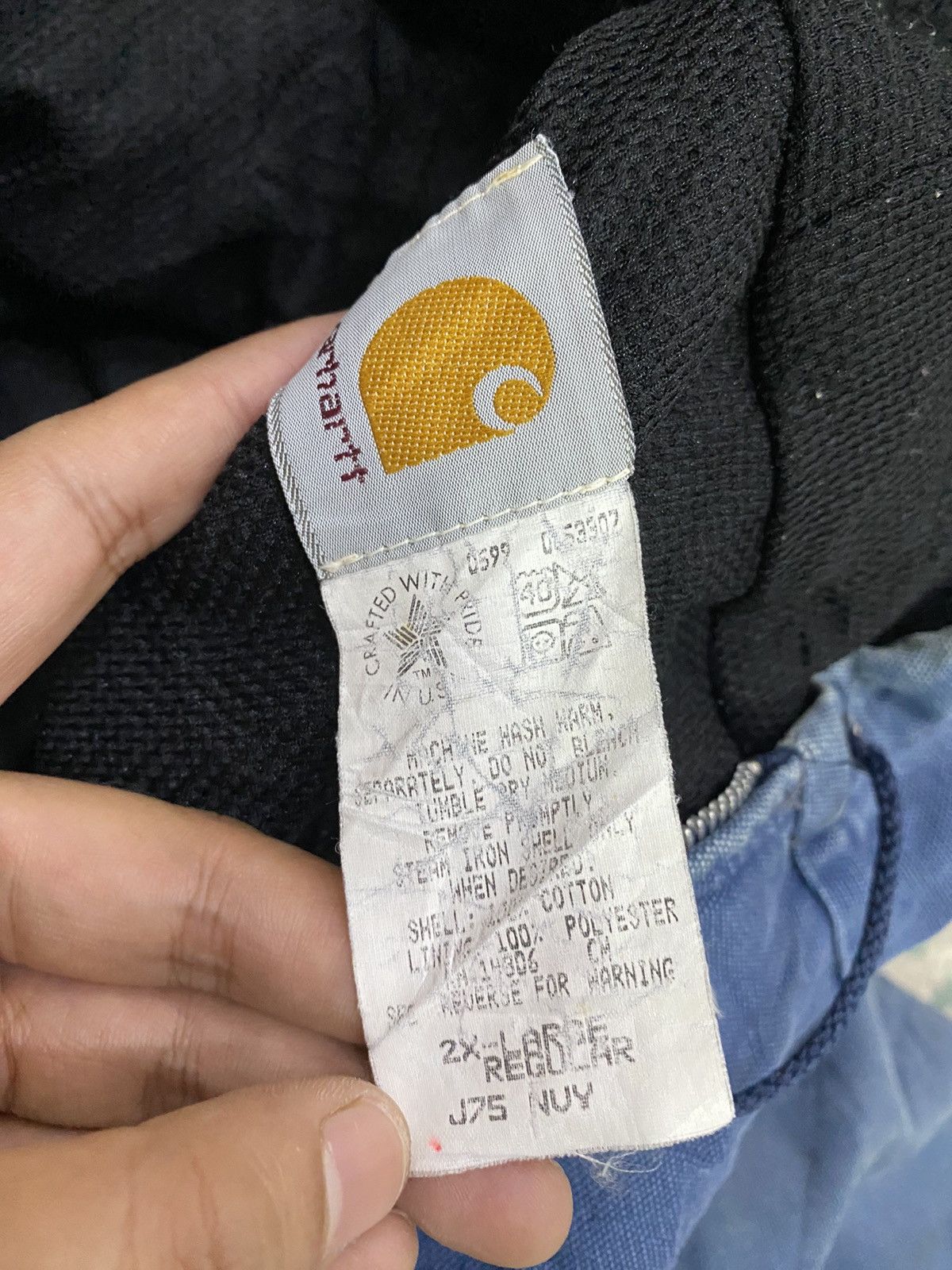 Carhartt Carhartt Jacket Type J132 Sun Faded Hoodie Jacket Size US XXL / EU 58 / 5 - 13 Thumbnail