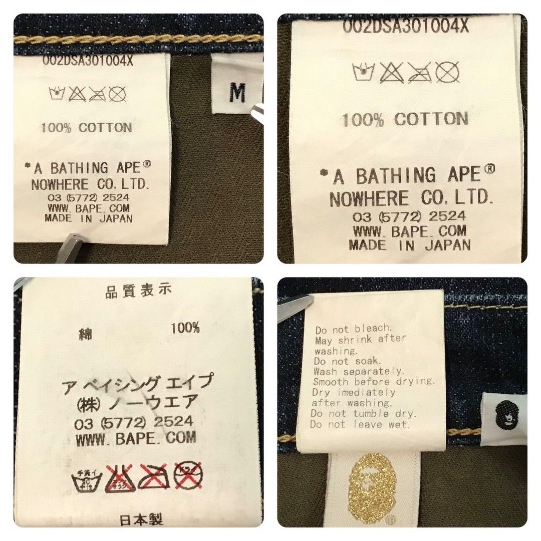 Bape BAPE STA Denim Shorts a bathing ape star BAPESTA ★size M Size US 32 / EU 48 - 8 Thumbnail