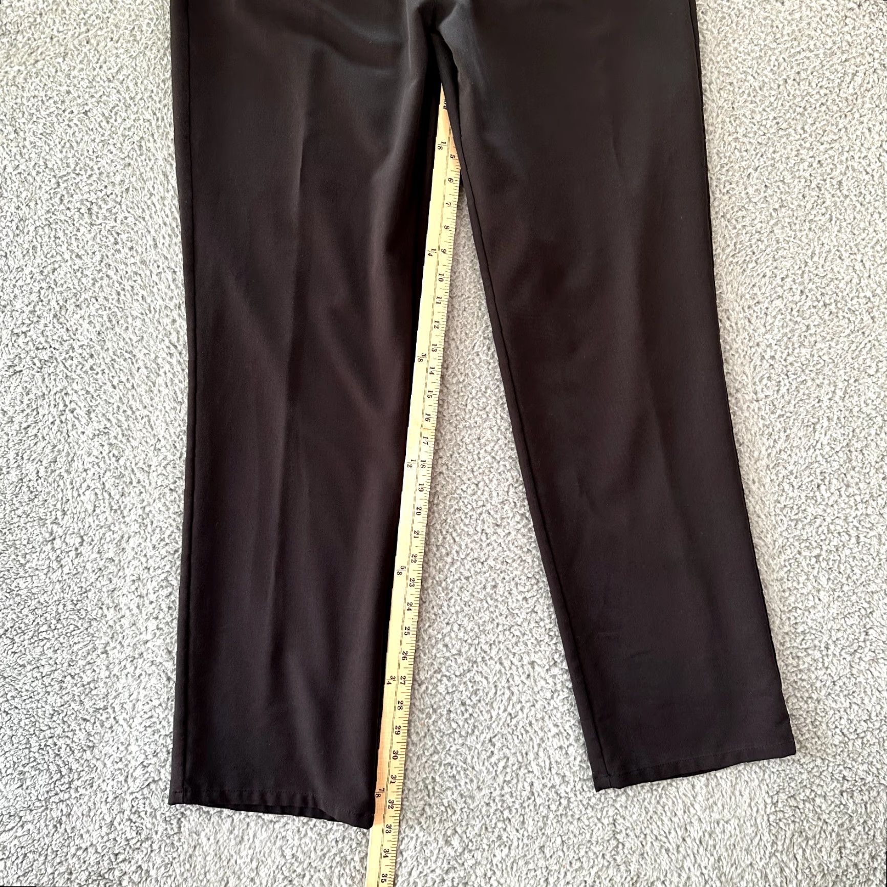 TravisMathew Travis Mathew Pants Men 36 Black Dress Stretch Golf Straight Pants Size US 36 / EU 52 - 7 Thumbnail