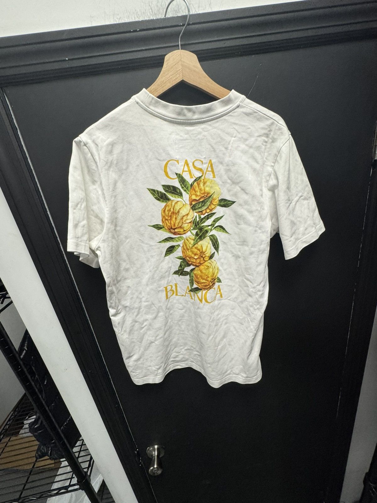 Casablanca Casablanca Yuzu Print T-Shirt White Size US L / EU 52-54 / 3 - 2 Thumbnail