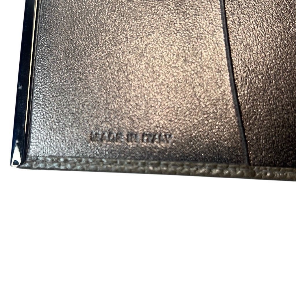 Salvatore Ferragamo NWT Salvatore Ferragamo Silver Leather Python-Print Passport Size ONE SIZE - 5 Thumbnail