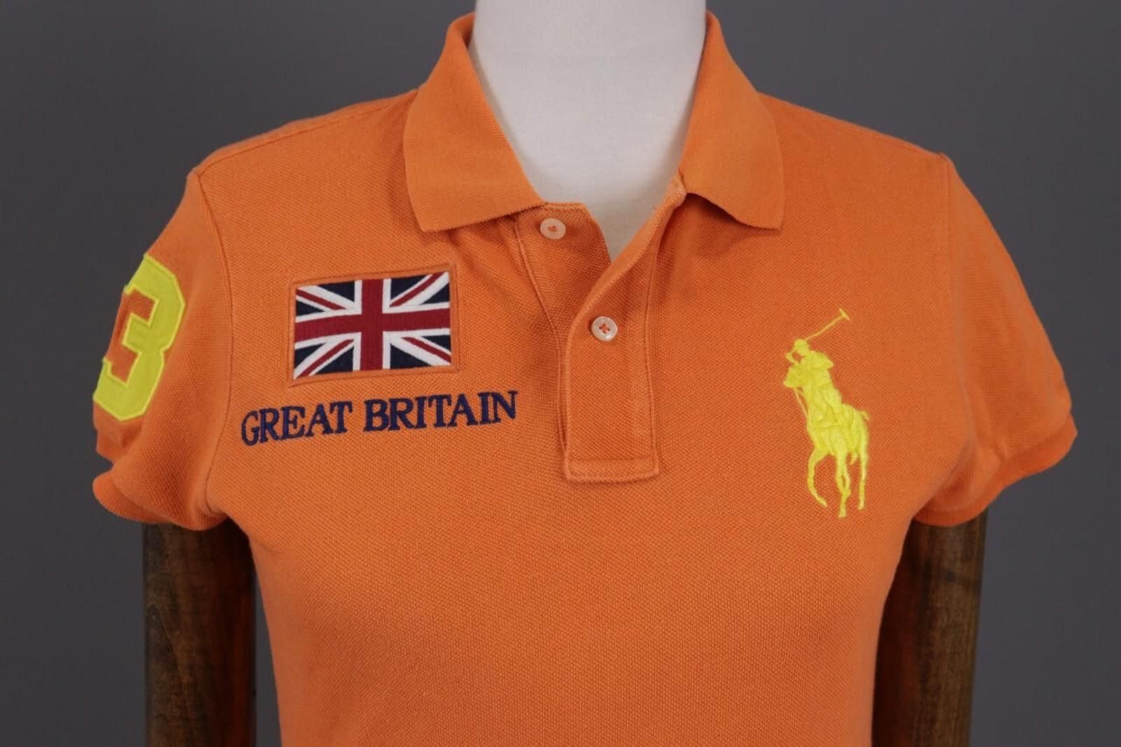 Polo Ralph Lauren Ralph Lauren The Skinny Polo Great Britain Top Shirt Sz S Size S / US 4 / IT 40 - 2 Thumbnail