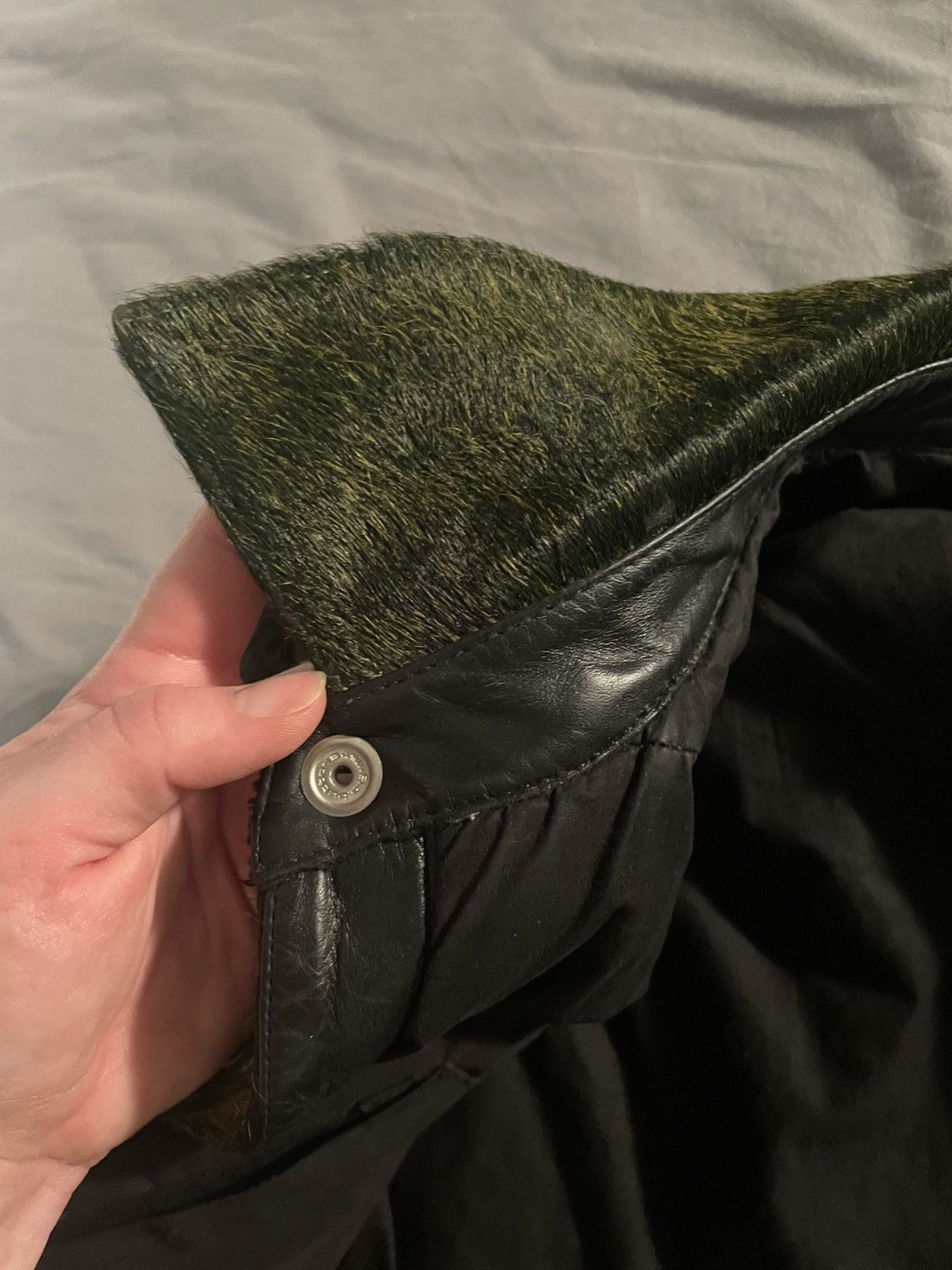 Rick Owens Ponyhair Green Rick Owens Jacket 52 Size US L / EU 52-54 / 3 - 9 Thumbnail