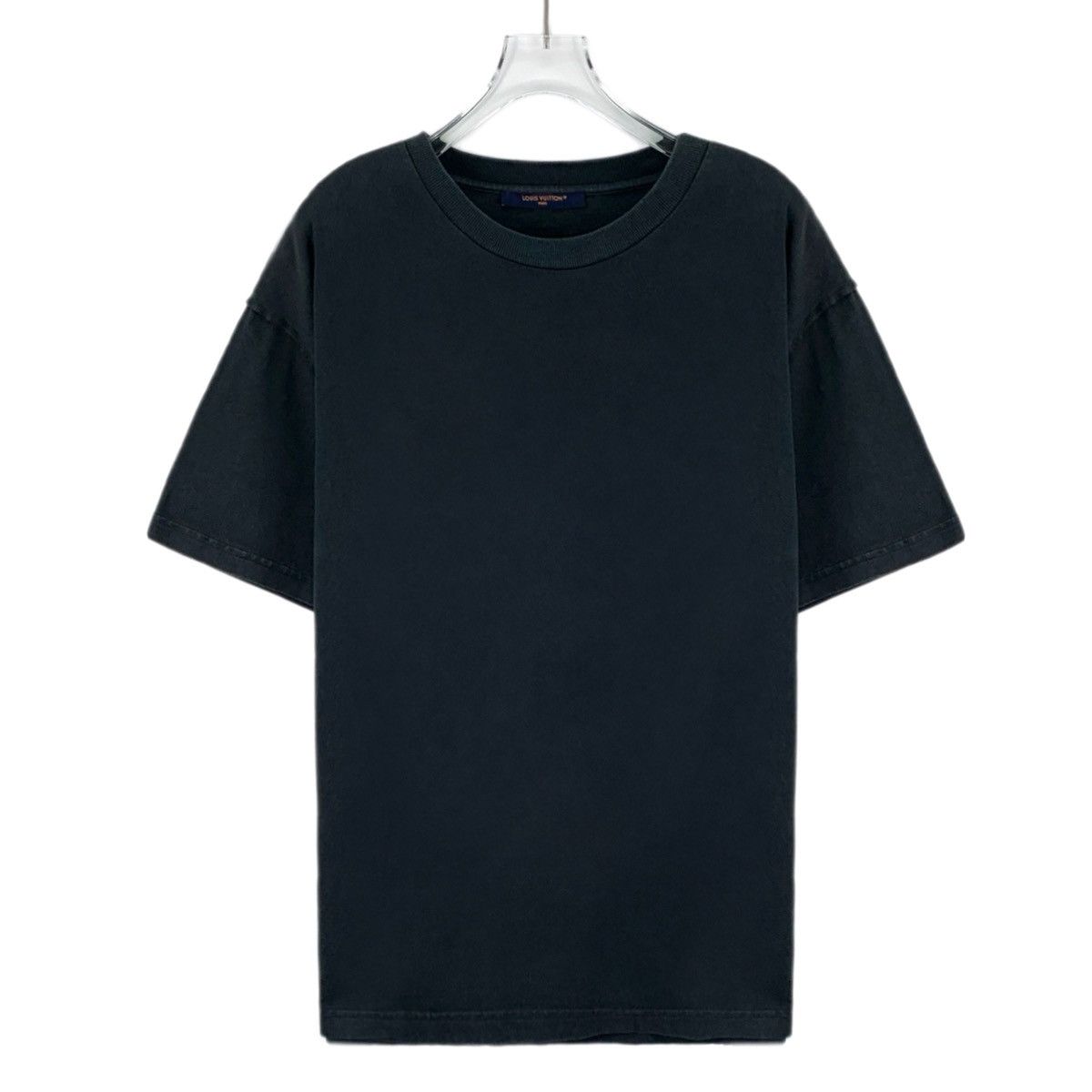 Louis Vuitton Louis Vuitton 24 Black Manual Cotton Crew Neck T-Shirt K26WX Size US XL / EU 56 / 4 - 1 Thumbnail