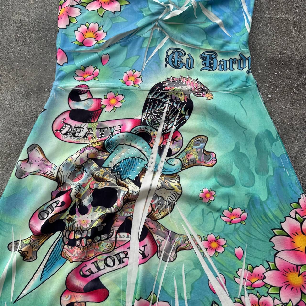 Ed Hardy Ed Hardy by Christian Audigier Y2K Era Dress Size M / US 6-8 / IT 42-44 - 5 Thumbnail
