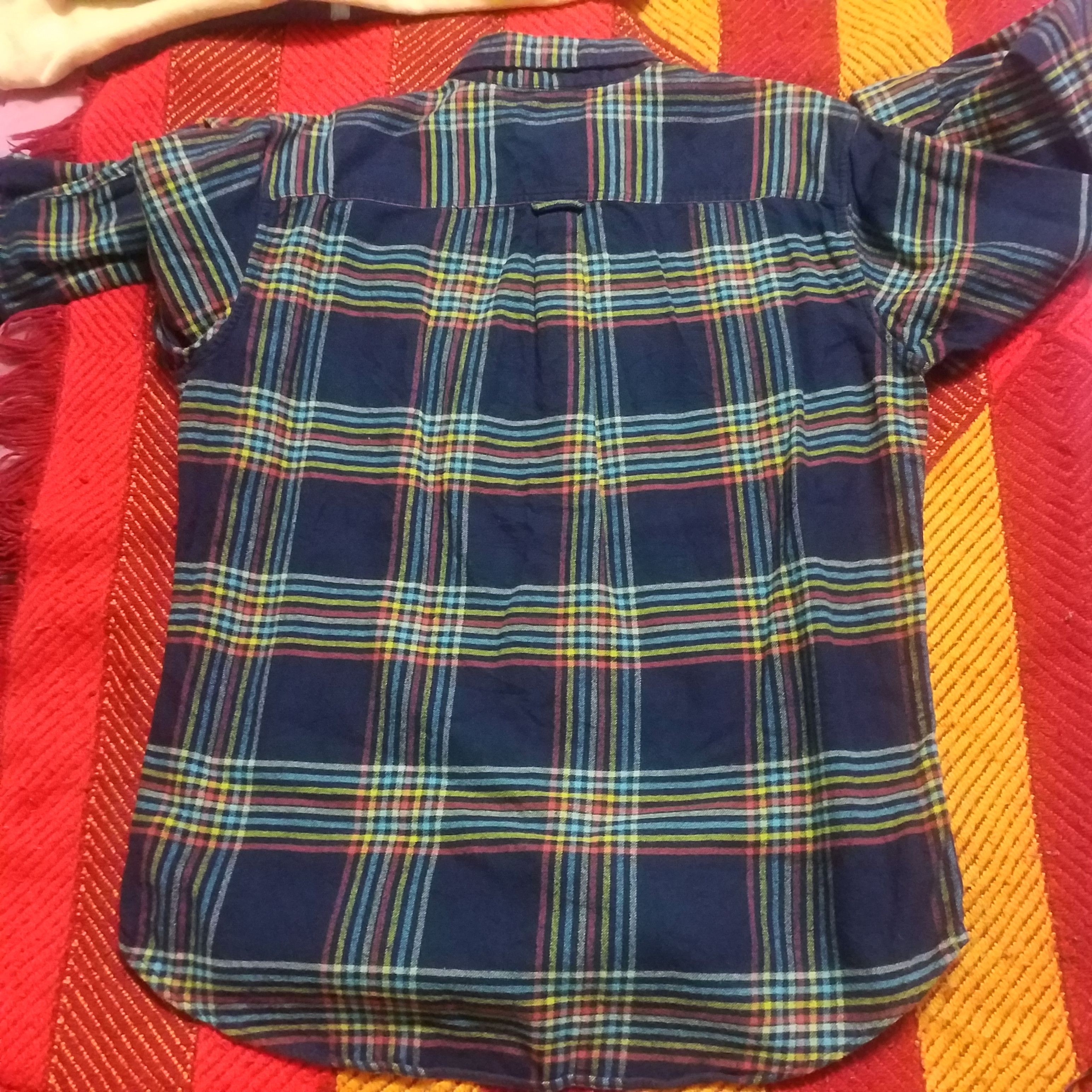 Merona NICE COLOUR CHEKERED LONG SLEEVE Size US L / EU 52-54 / 3 - 4 Thumbnail