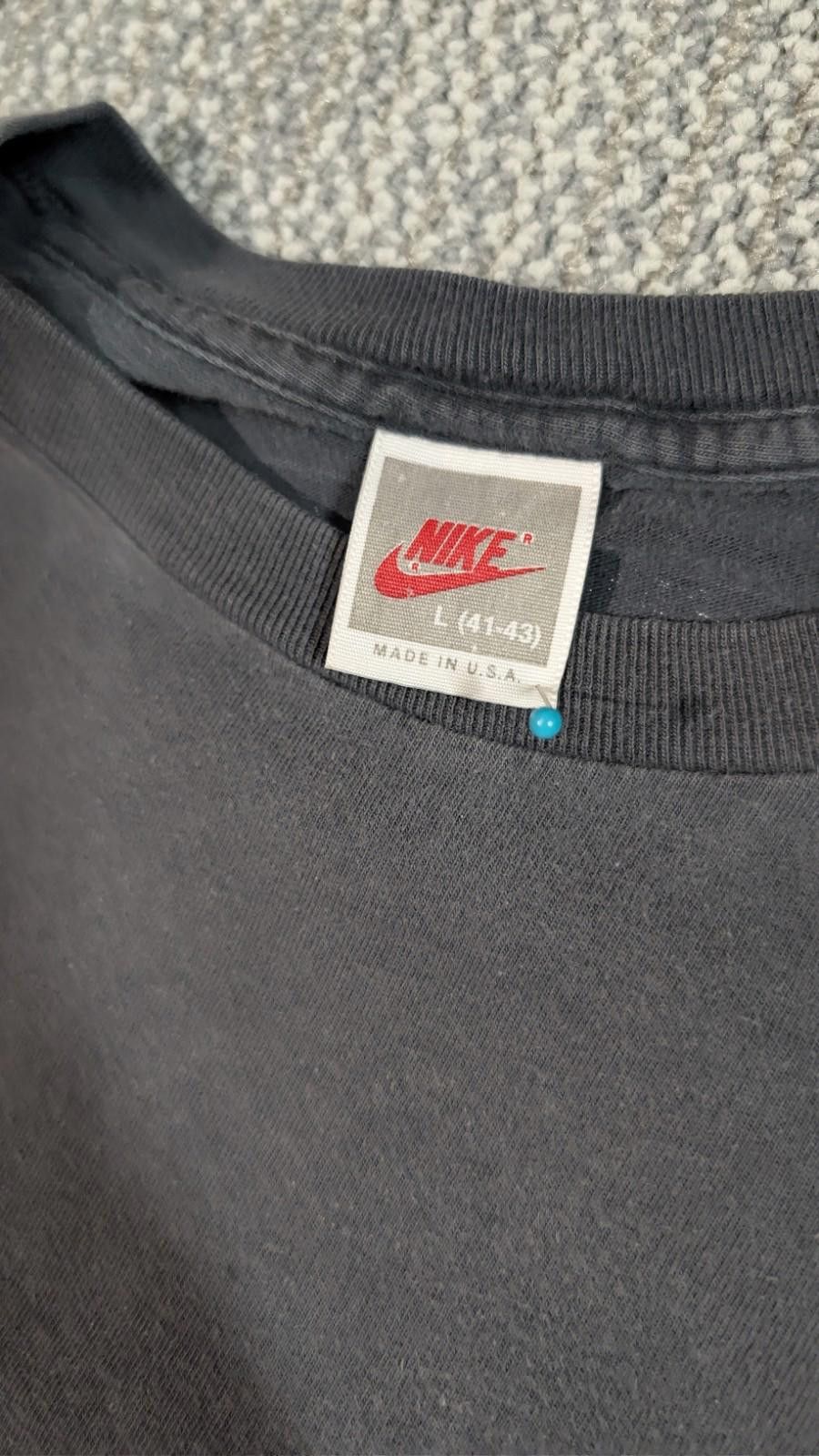 Nike RARE Vintage 90s Nike Geometric Pattern Graphic Long Sleeve Size US L / EU 52-54 / 3 - 4 Thumbnail