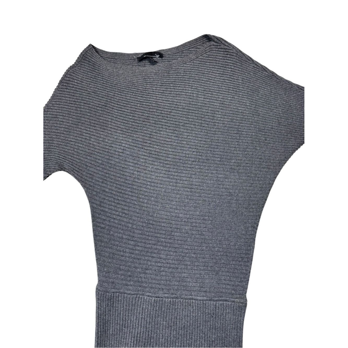 White House Black Market White House Black Market Off-Shoulder Ribbed Grey Sweater D Size XS / US 0-2 / IT 36-38 - 9 Thumbnail