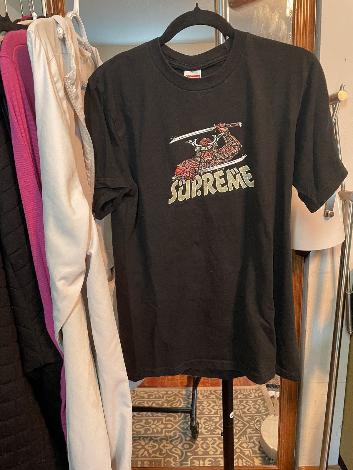 Supreme Supreme Black Samurai Tee Size US S / EU 44-46 / 1 - 1 Thumbnail