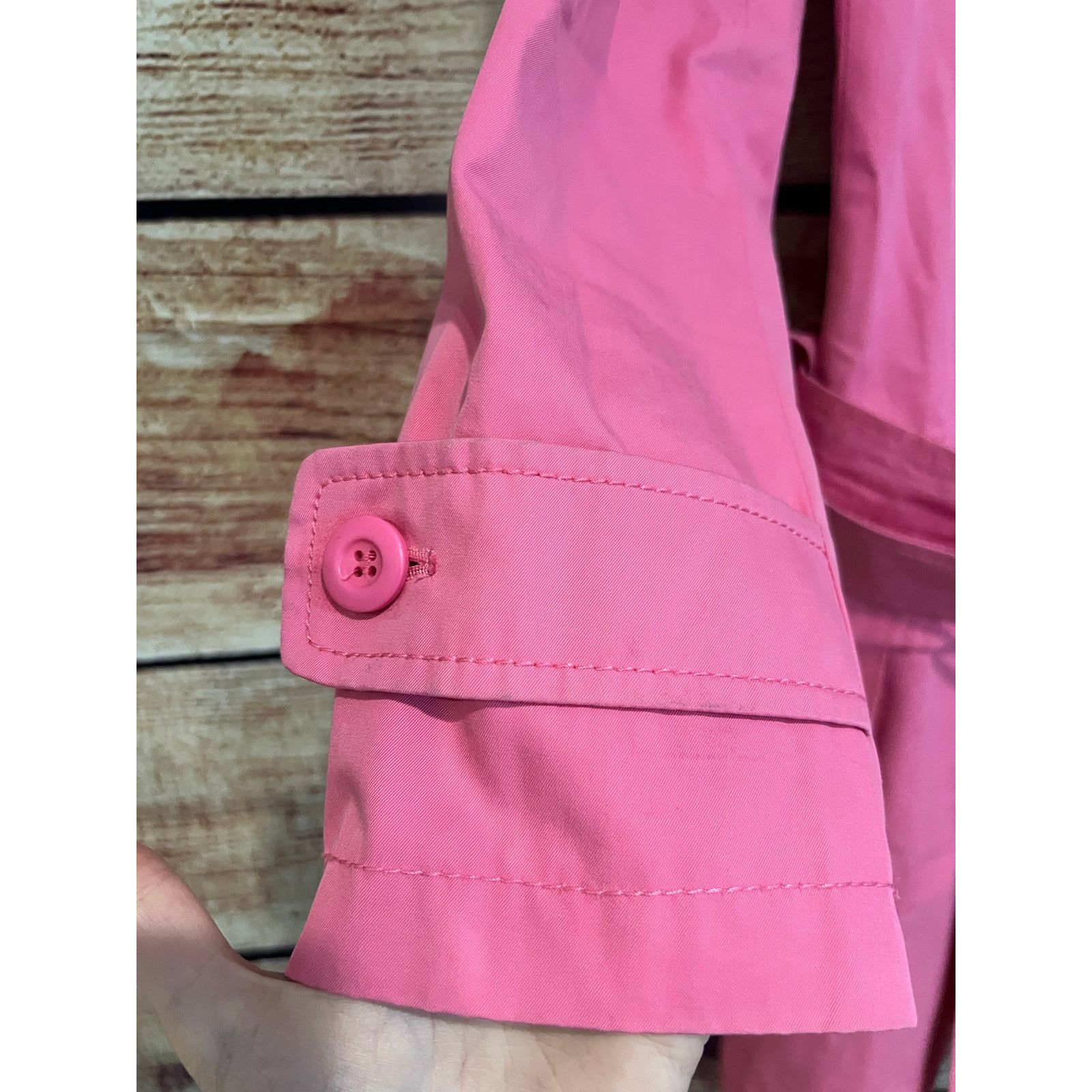 Max Mara Max Mara Weekend Barbie Bubblegum Pink Belted Trench Coat Size M / US 6-8 / IT 42-44 - 7 Thumbnail