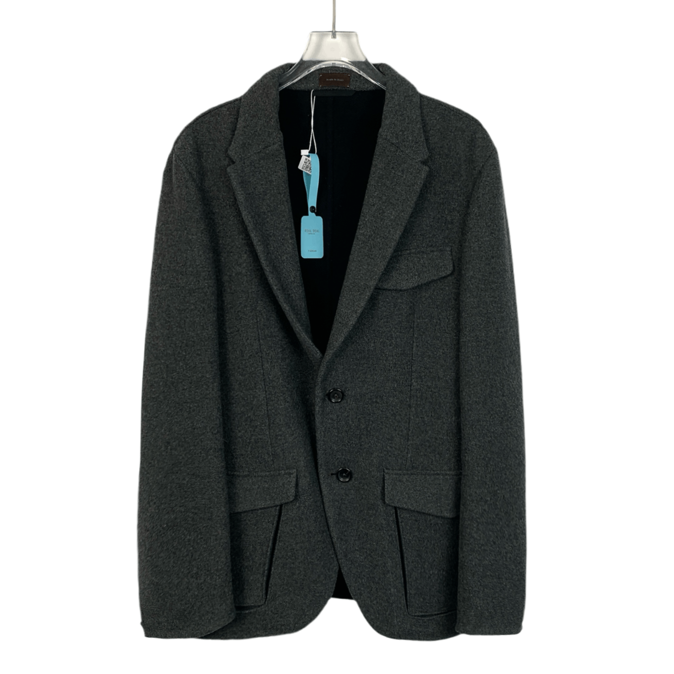 Ermenegildo Zegna Ermenegildo Zegna Dark Gray Cashmere Blazer (Size 46 / S) Size 46S - 1 Thumbnail