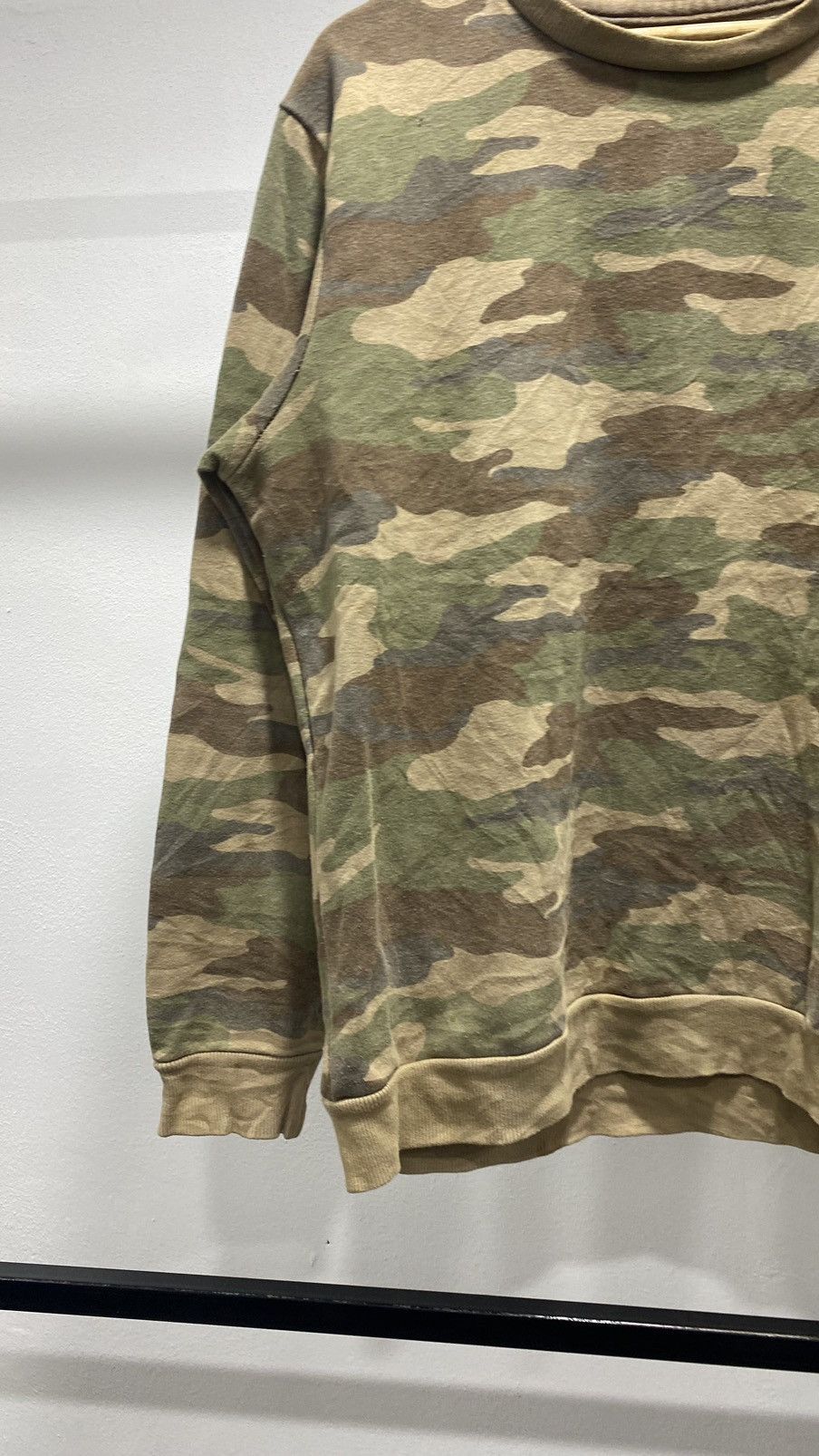 Vintage ‼️FINAL DROP‼️Army Military Sweater Camo Size US L / EU 52-54 / 3 - 3 Thumbnail