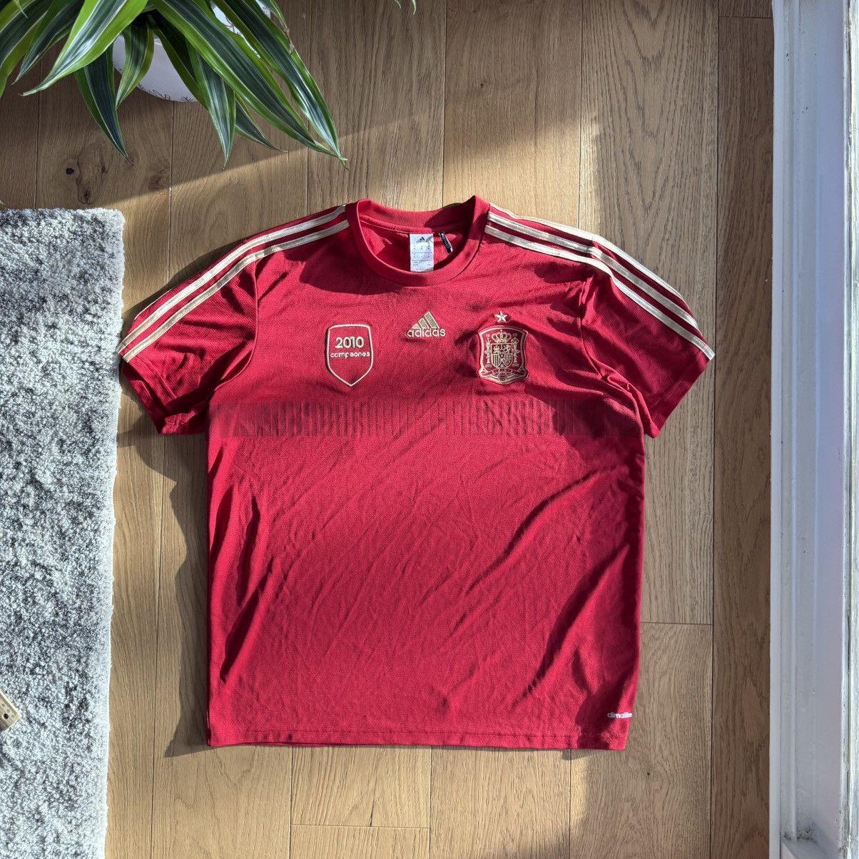 Adidas Adidas 2010 World Cup Spain Champions Jersey XL Size US XL / EU 56 / 4 - 1 Thumbnail