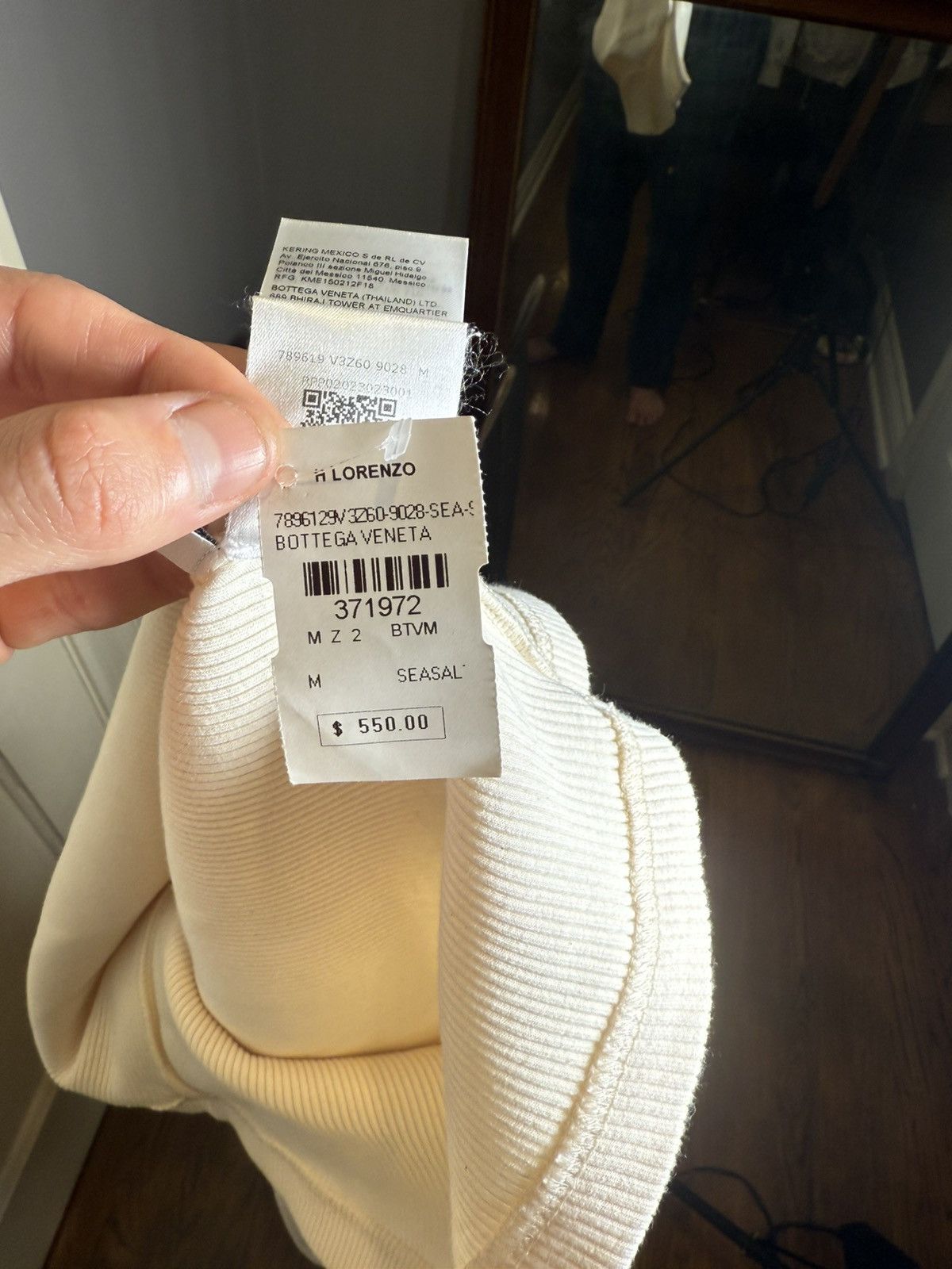 Bottega Veneta Bottega Veneta Ribbed mens tank in CHALK (ivory) Size US M / EU 48-50 / 2 - 10 Thumbnail