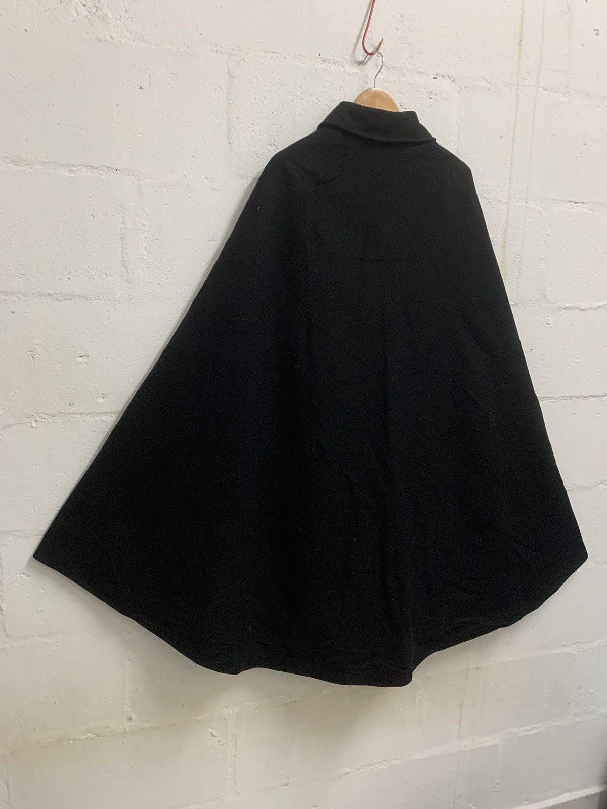 Japanese Brand Vintage Cape Black Wool Size US XL / EU 56 / 4 - 6 Thumbnail