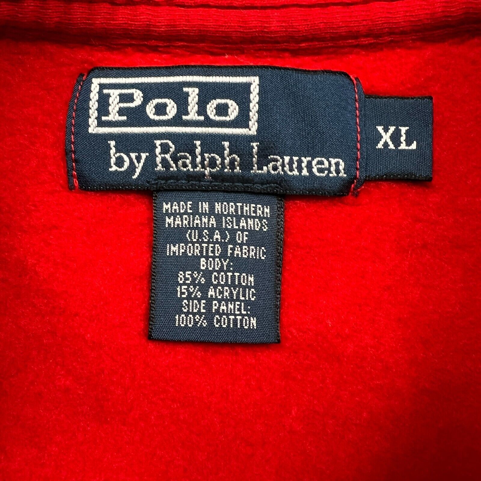 Polo Ralph Lauren × Vintage Vintage 90s Polo Ralph Lauren Sweatshirt XL Pony Pullover Size US XL / EU 56 / 4 - 4 Thumbnail