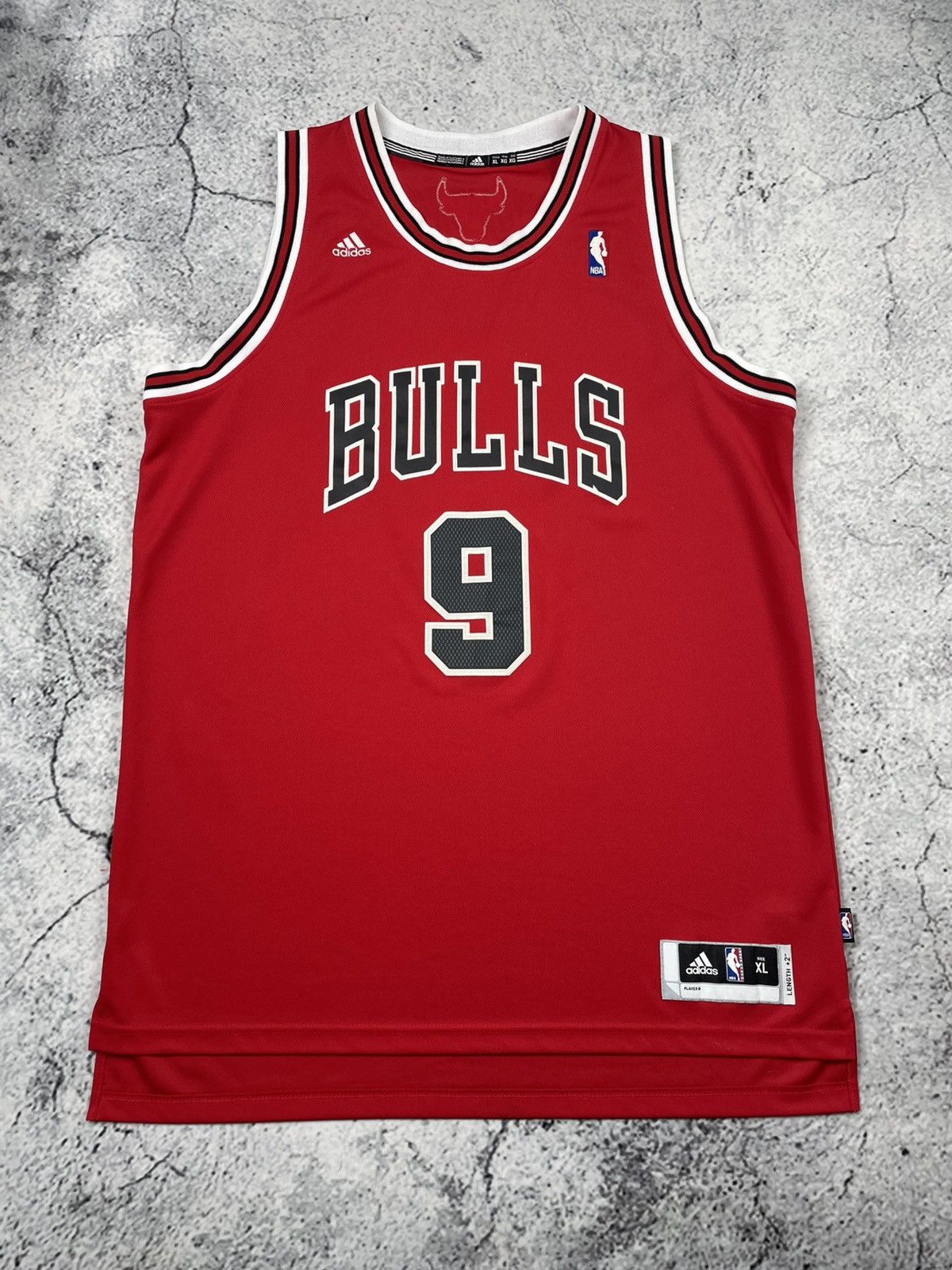 Adidas Adidas XL Chicago Bulls #9 Luol Deng 11/12 NBA Jersey OG Red Size US XL / EU 56 / 4 - 1 Thumbnail