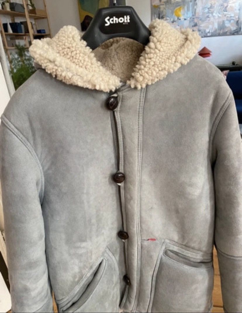 Schott × Supreme Supreme Schott Shearling Hooded Jacket Size US M / EU 48-50 / 2 - 5 Thumbnail