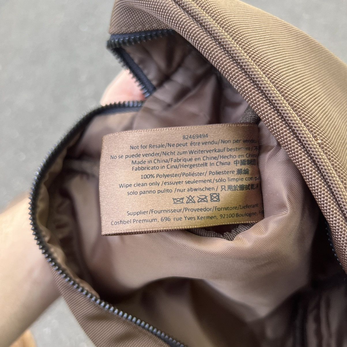 Gucci Brown toiletry bag Gucci parfums Size ONE SIZE - 7 Thumbnail