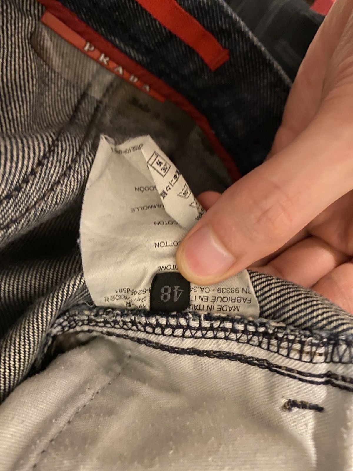 Prada Prada sport low rise denim jeans Size US 32 / EU 48 - 4 Thumbnail
