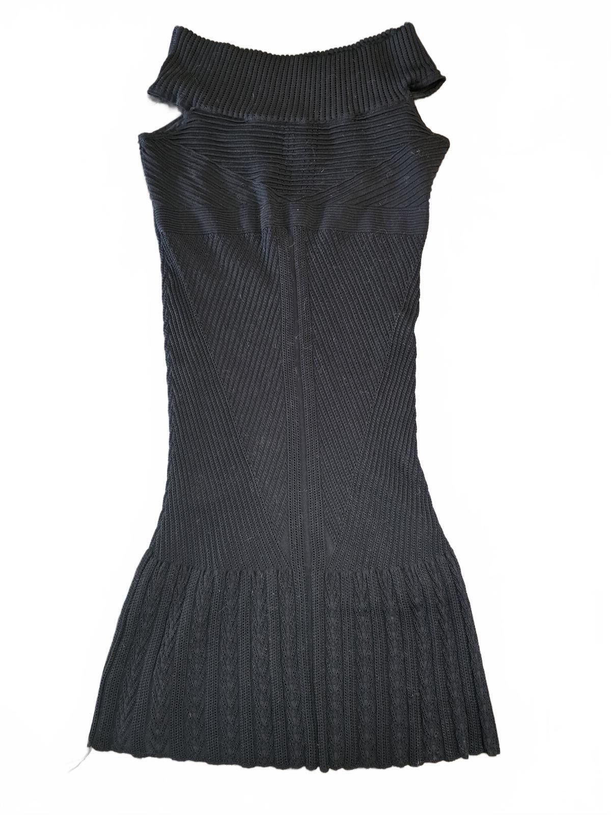 Other Torrid Black Sleeveless Midi Bodycon Cable Knit Dress Size 3 Size 3XL / US 20-22 - 2 Thumbnail