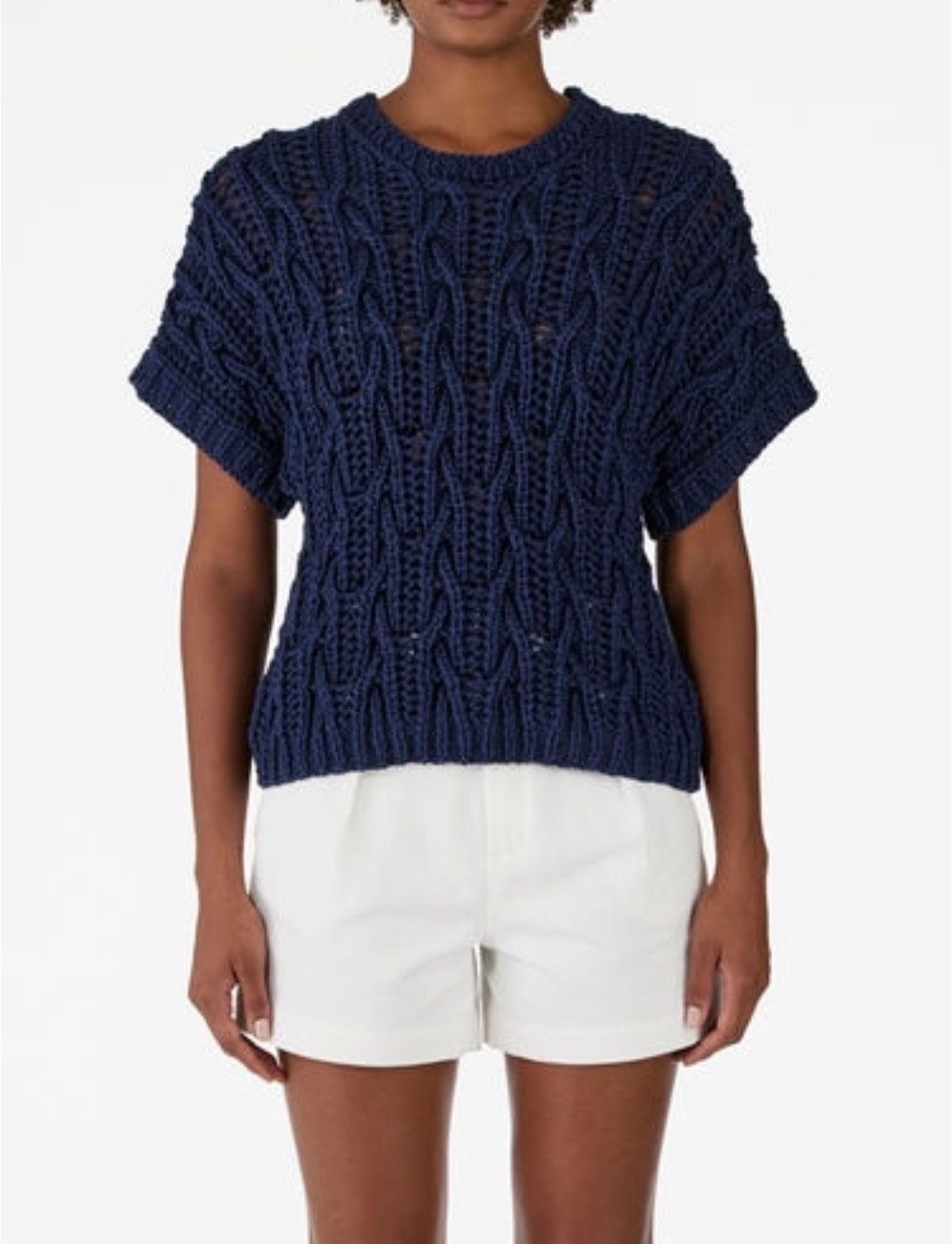 Loro Piana o1srvl11e0424 Sweater in Navy Blue Size S / US 4 / IT 40 - 1 Preview