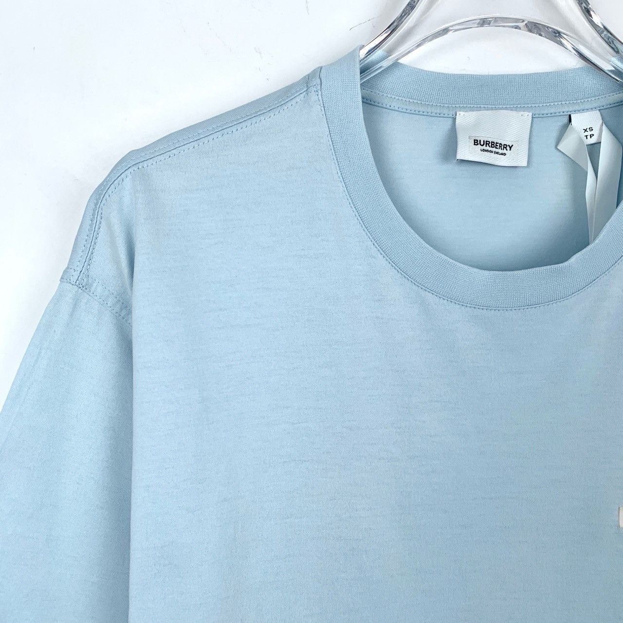 Burberry Burberry T-Shirt Blue TB Logo Printed Cotton Tee (Size XS) Size US XS / EU 42 / 0 - 7 Thumbnail